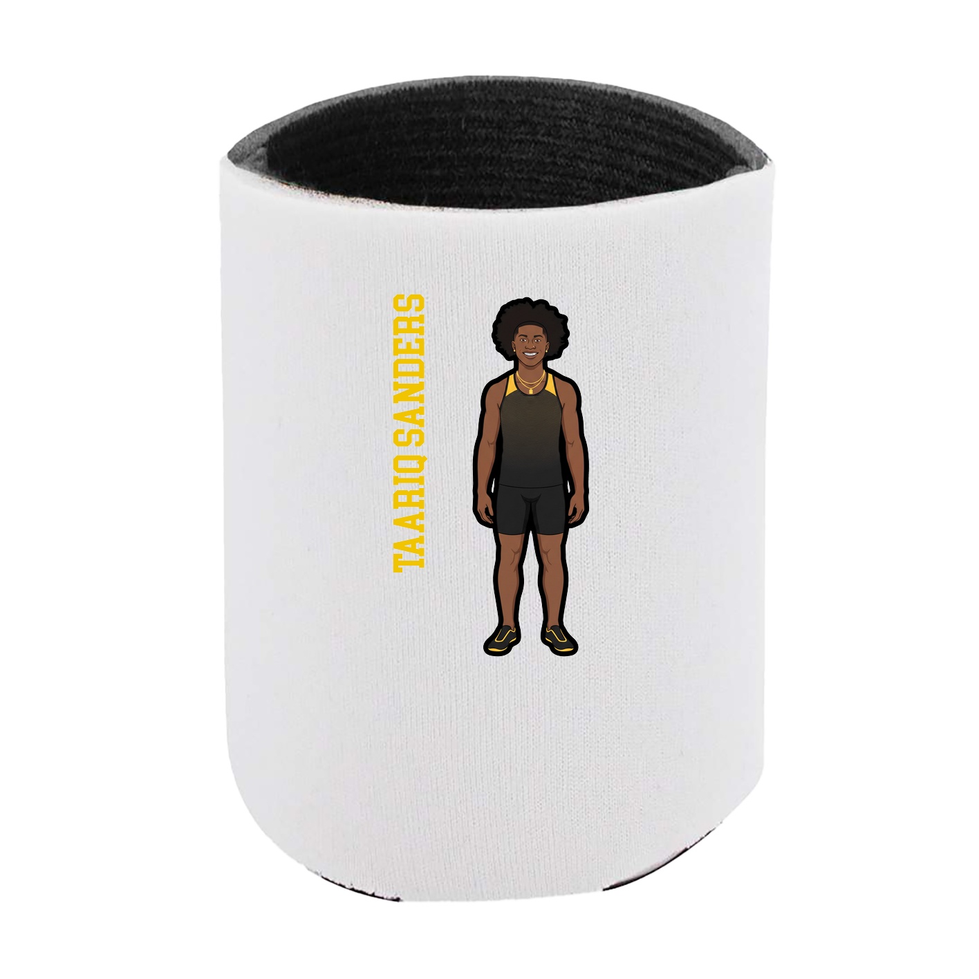 Can Holder — Name Vertical in White