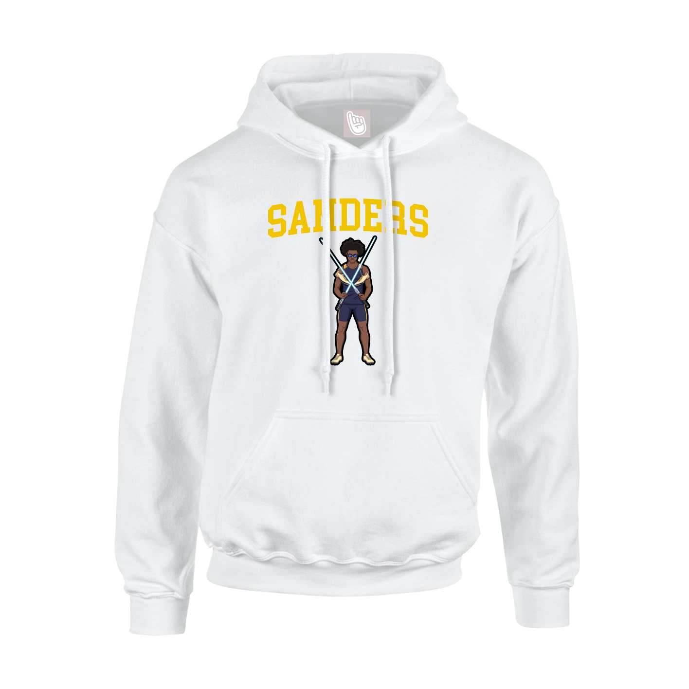 Hoodie — Shirsey in White