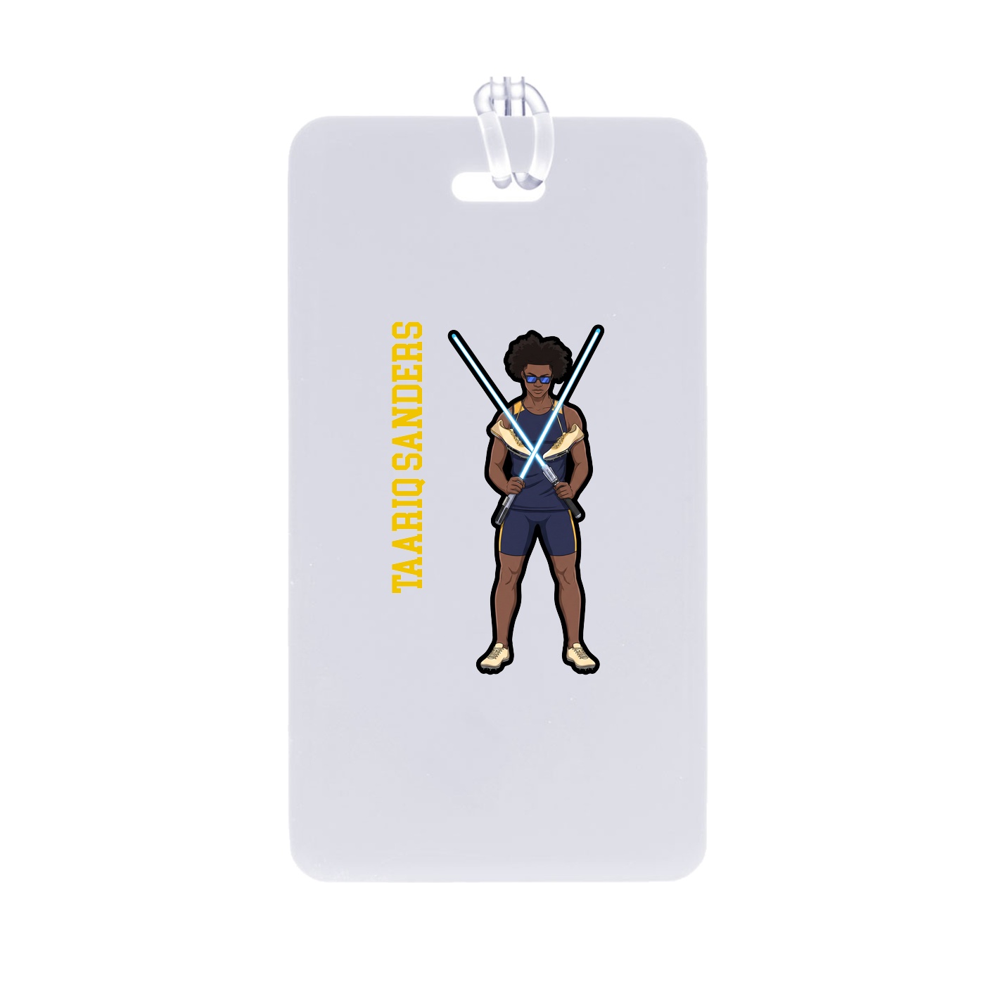 Bag Tag — Name Vertical in Classic