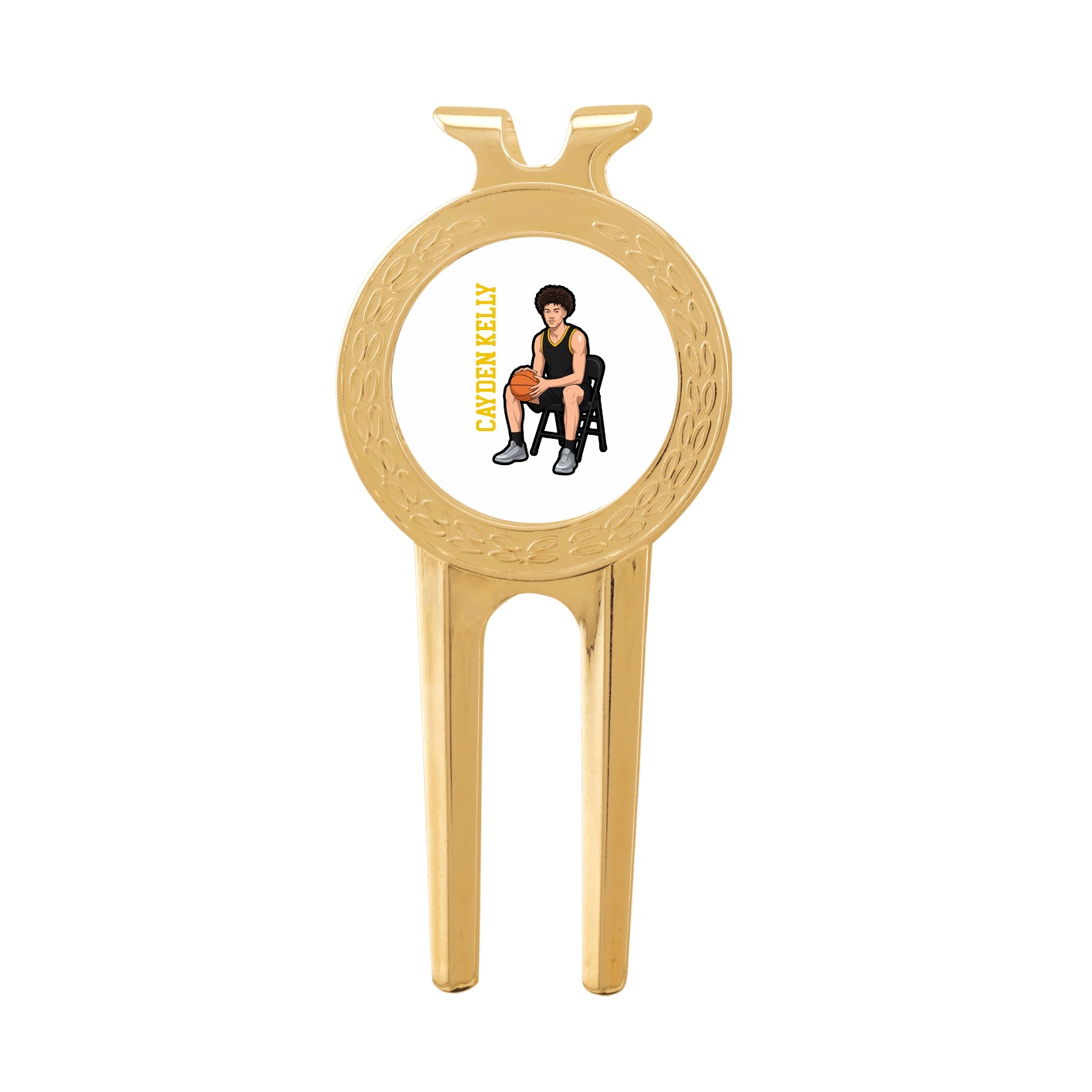 Divot Tool with Ball Marker — Name Vertical in Classic