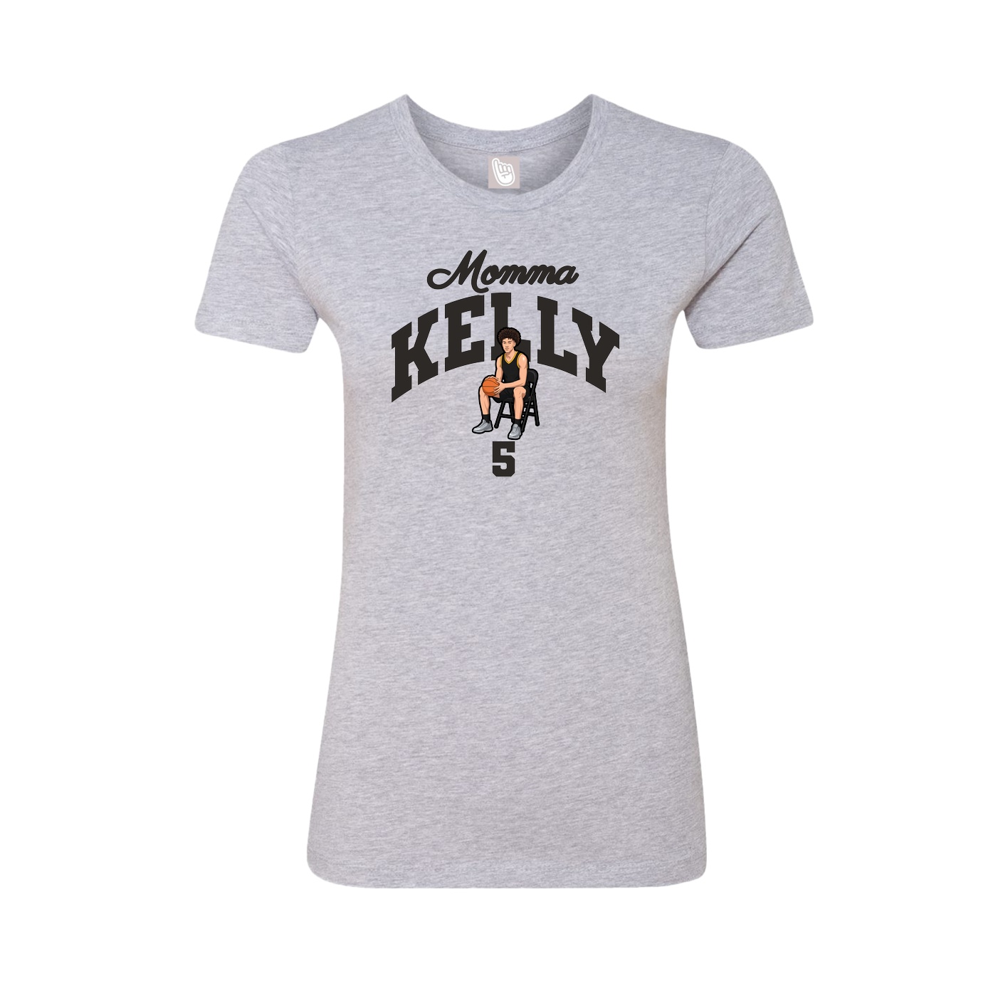 Womens Tee — Mothers Day Arch in Grey
