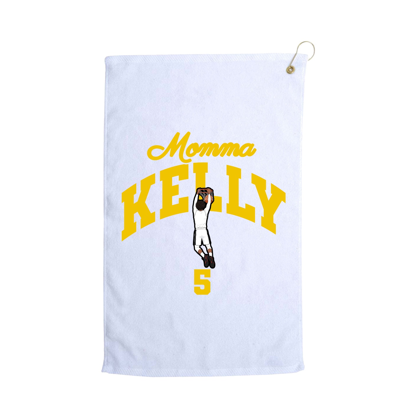 Golf Towel — Mothers Day Arch in White