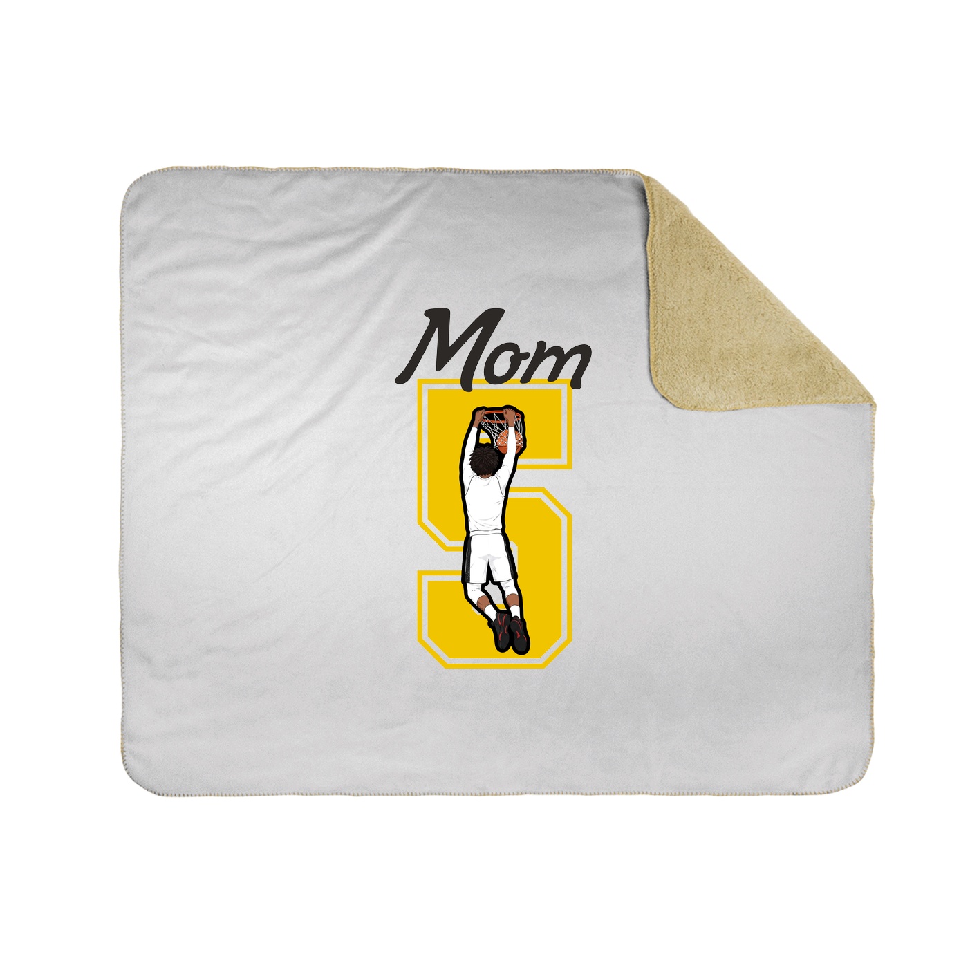 Throw Blanket — Mothers Day Shirsey in White
