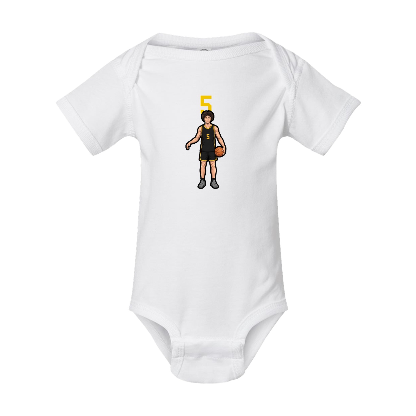 Baby Onesie — Number Top in White