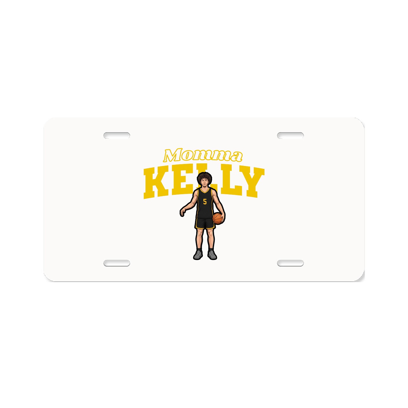 License Plate — Mothers Day Block in Classic