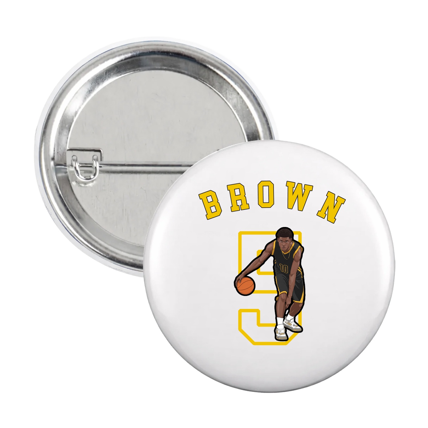 Game Day Button — Shirsey Arch in White