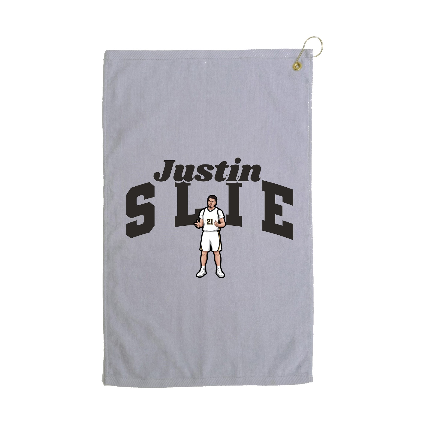 Golf Towel — Signature Arch in Grey