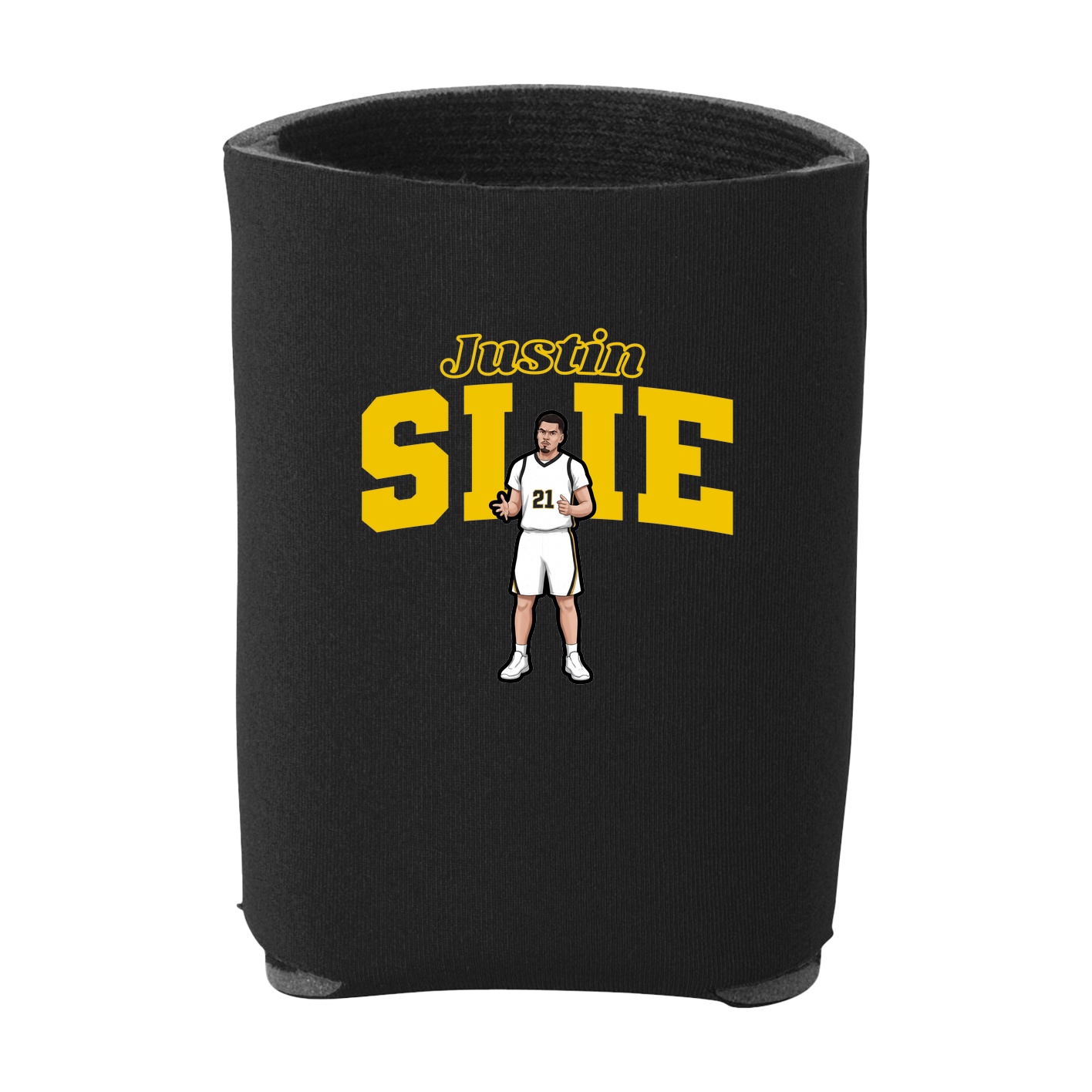 Can Holder — Name Arch in Black