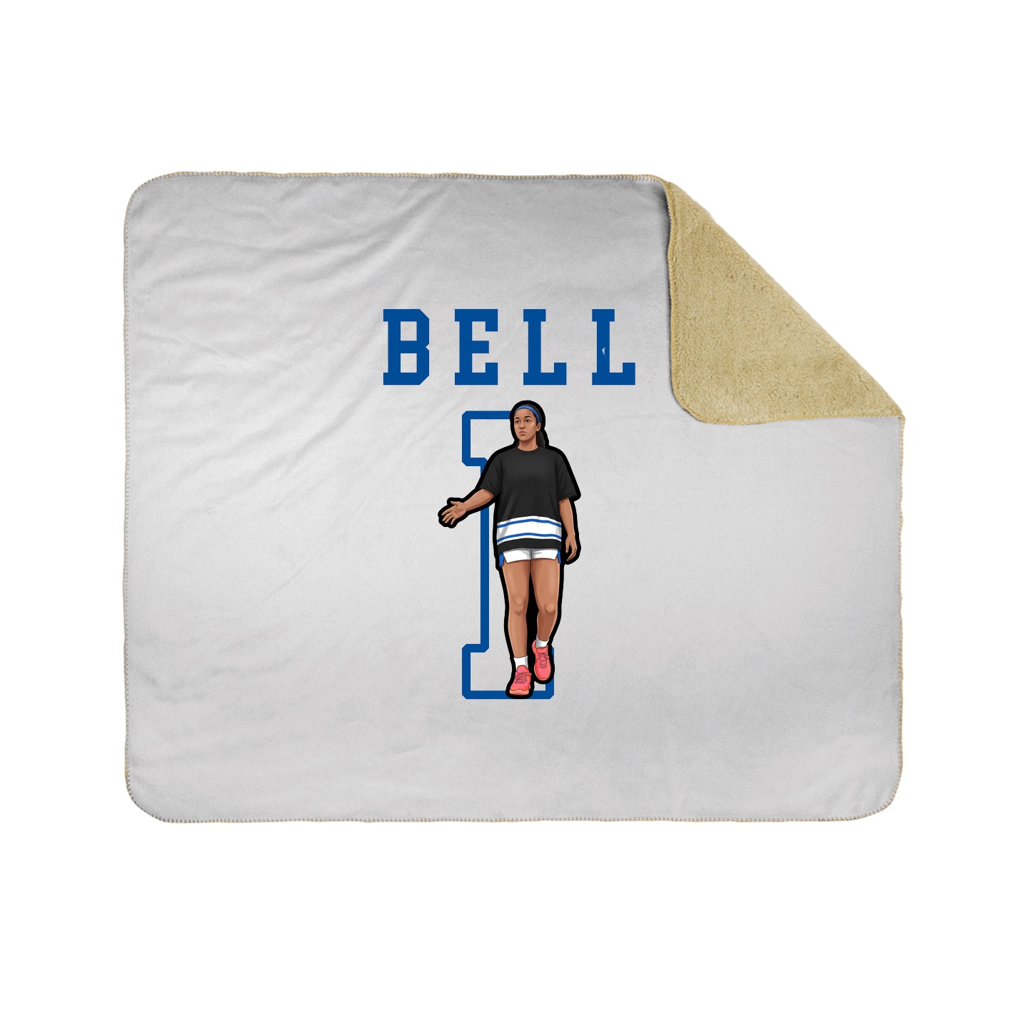 Throw Blanket — Shirsey in White