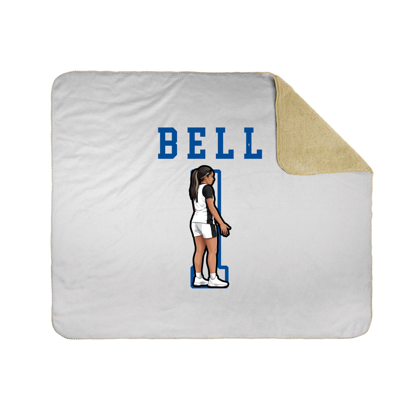 Throw Blanket — Shirsey in White