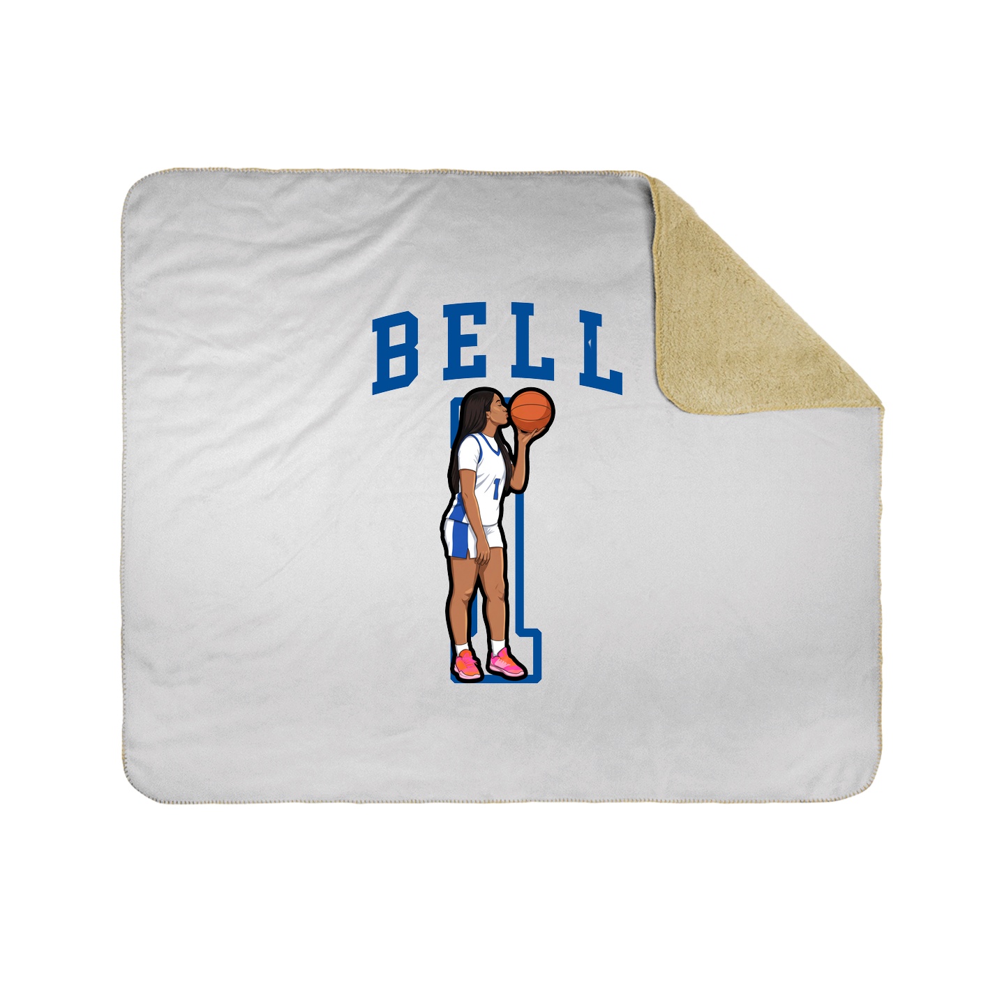 50x60 Sherpa Lined Throw Blanket
