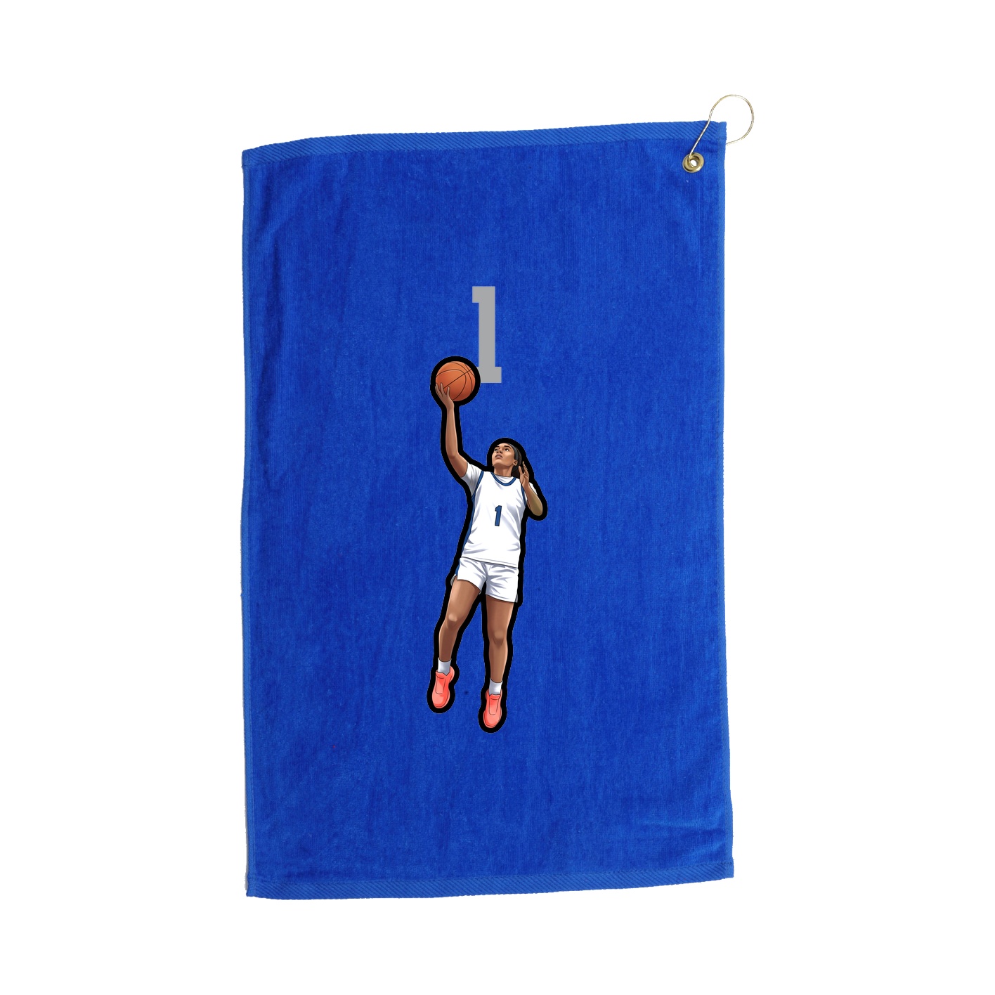Golf Towel — Number Top in Royal