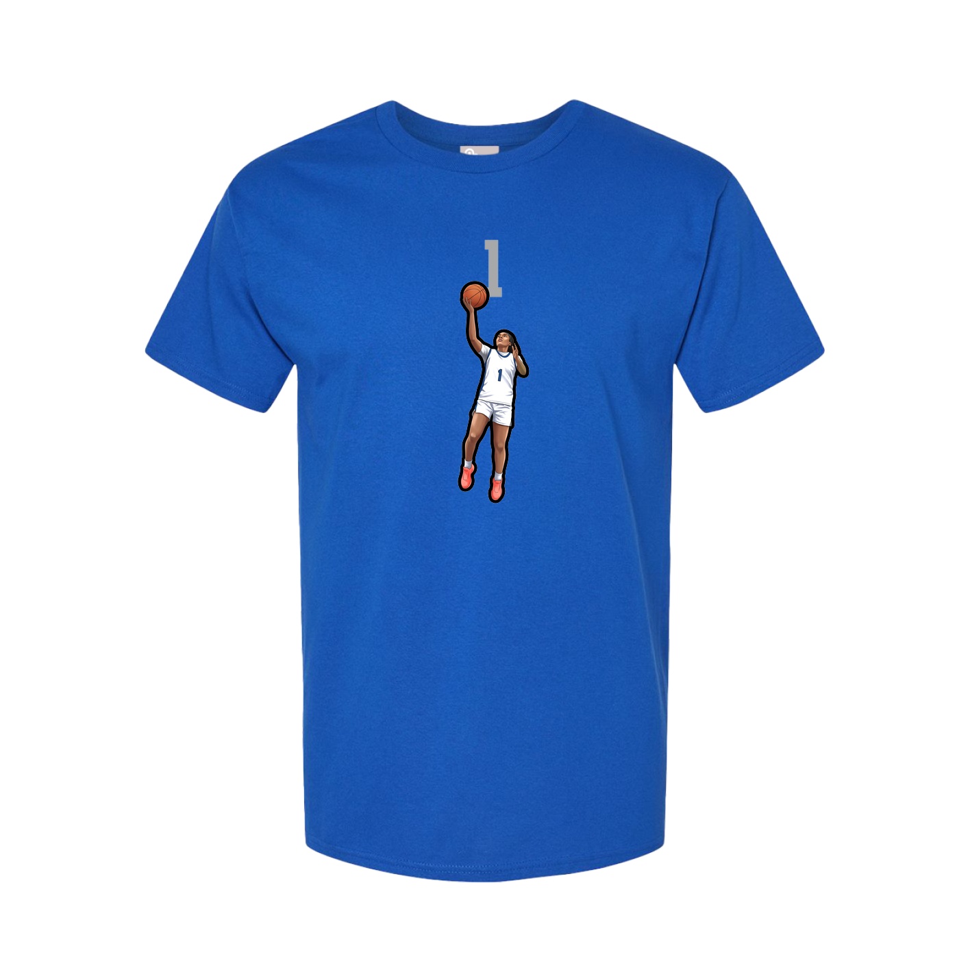 Tee — Number Top in Royal
