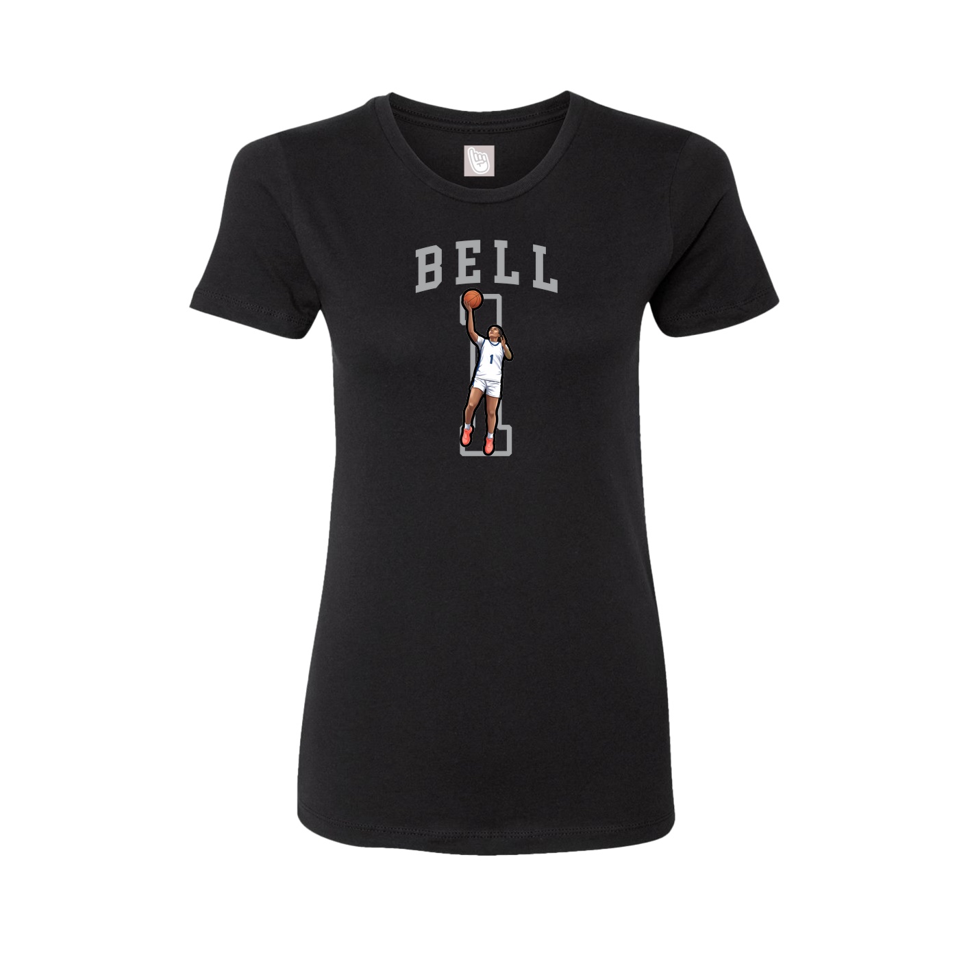 Fitted Women's Tee — Shirsey in Black