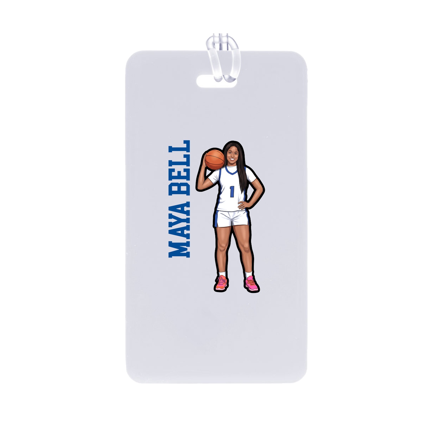 Bag Tag — Name Vertical in Classic