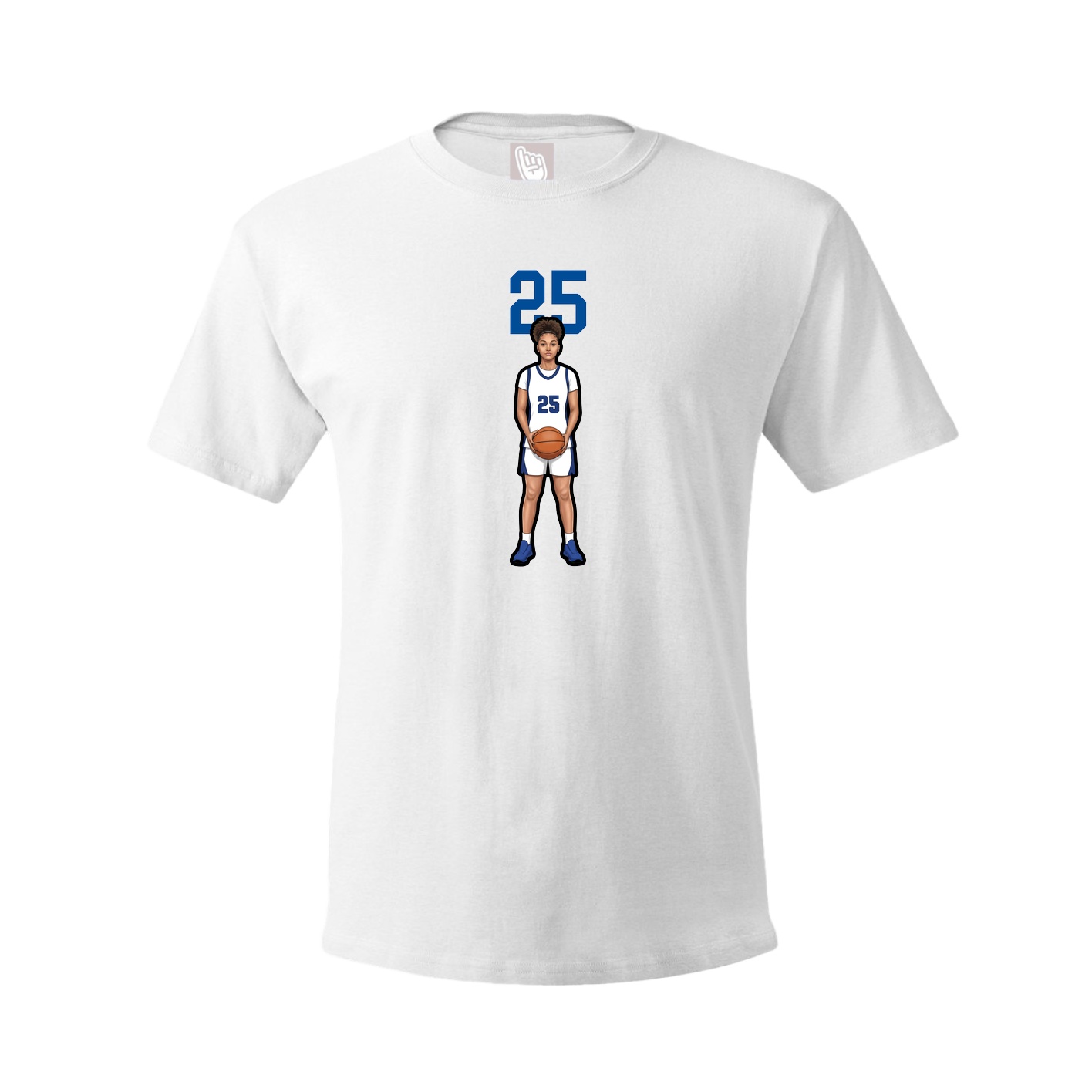 Tee — Number Top in White