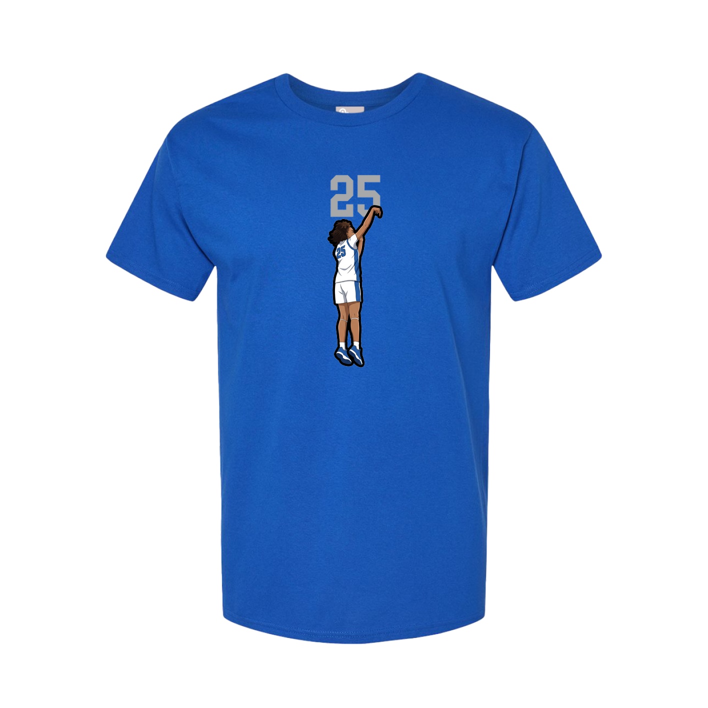 Tee — Number Top in Royal