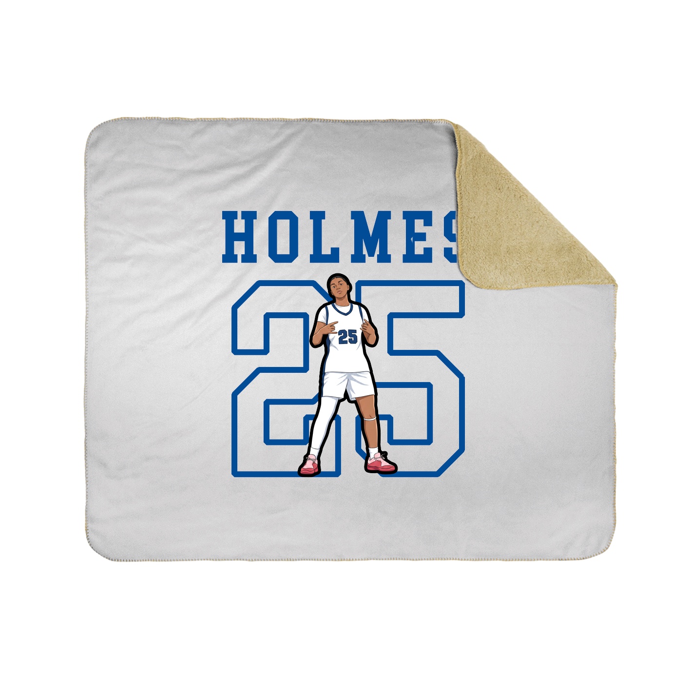 Throw Blanket — Shirsey in White