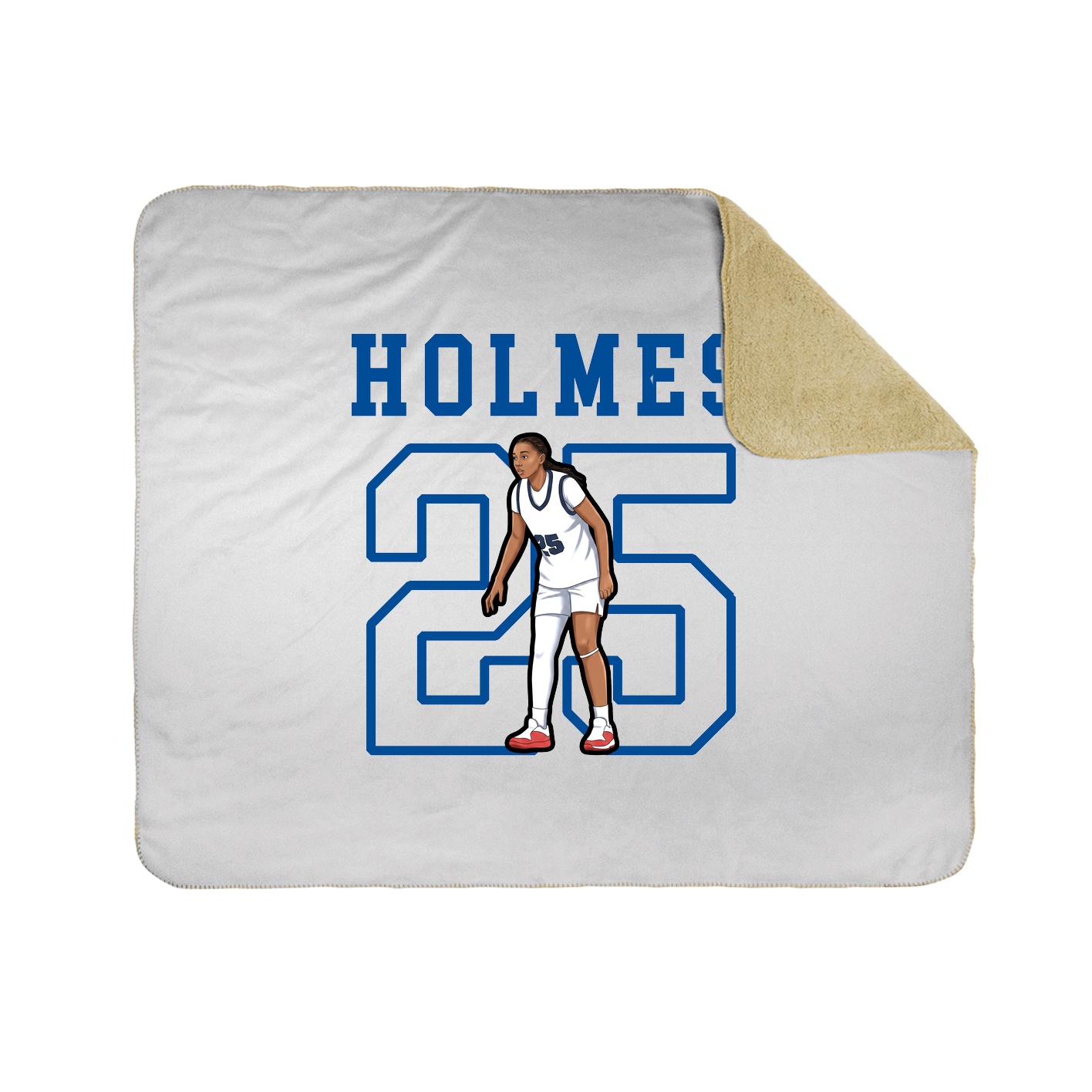 Throw Blanket — Shirsey in White