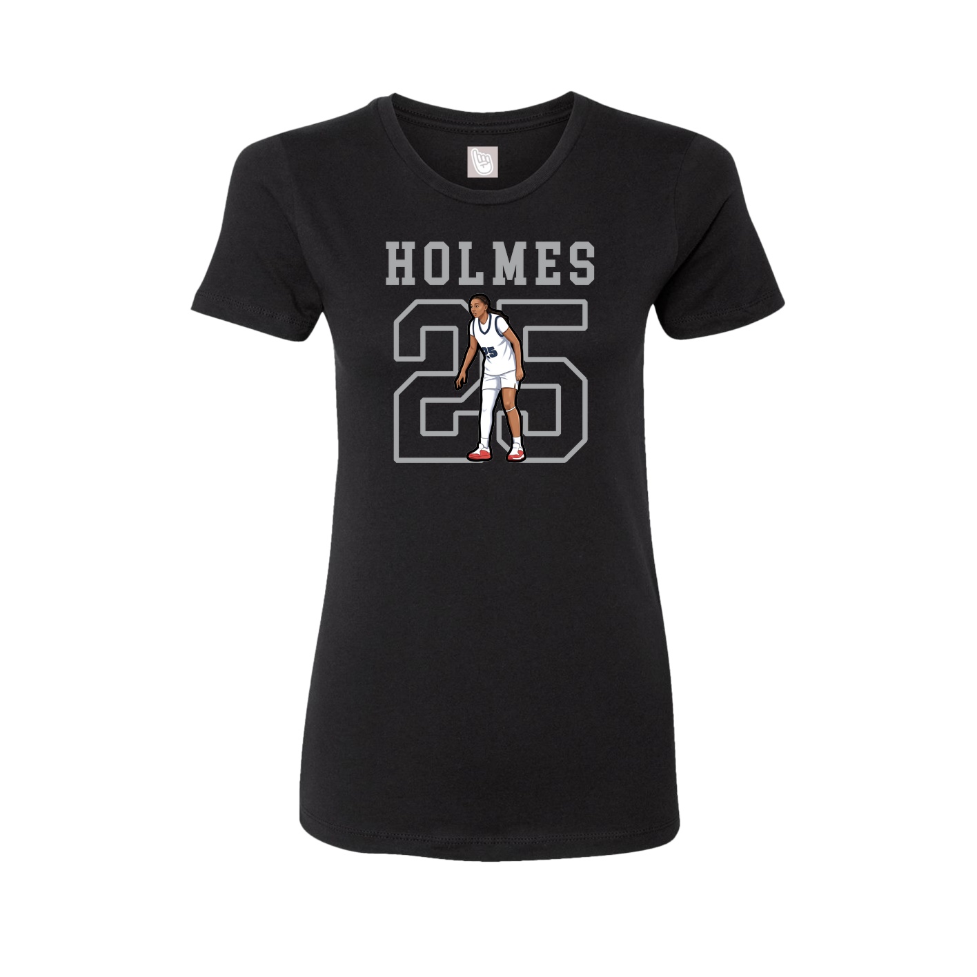 Fitted Women's Tee — Shirsey in Black
