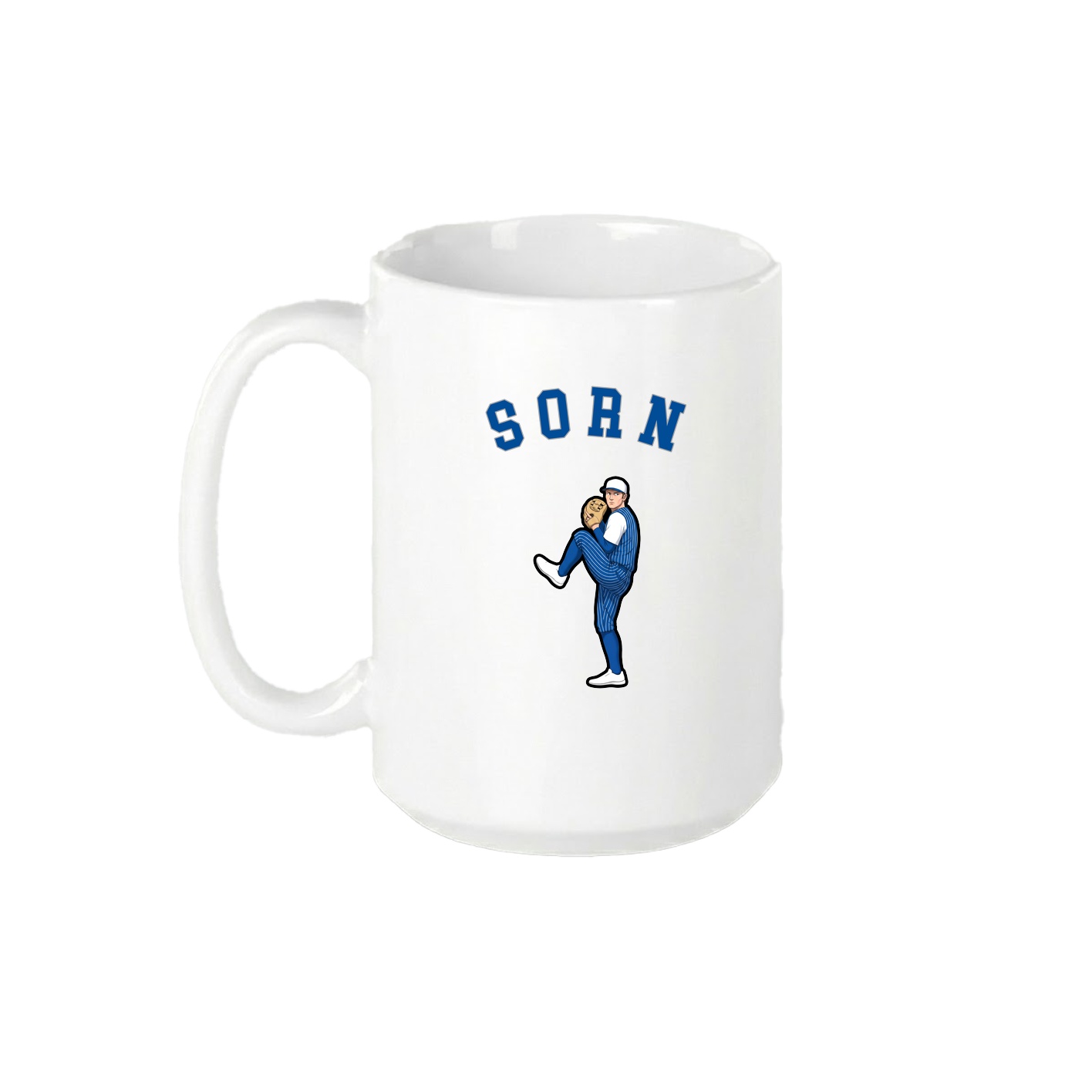 15oz Coffee Mug — Shirsey Arch in White
