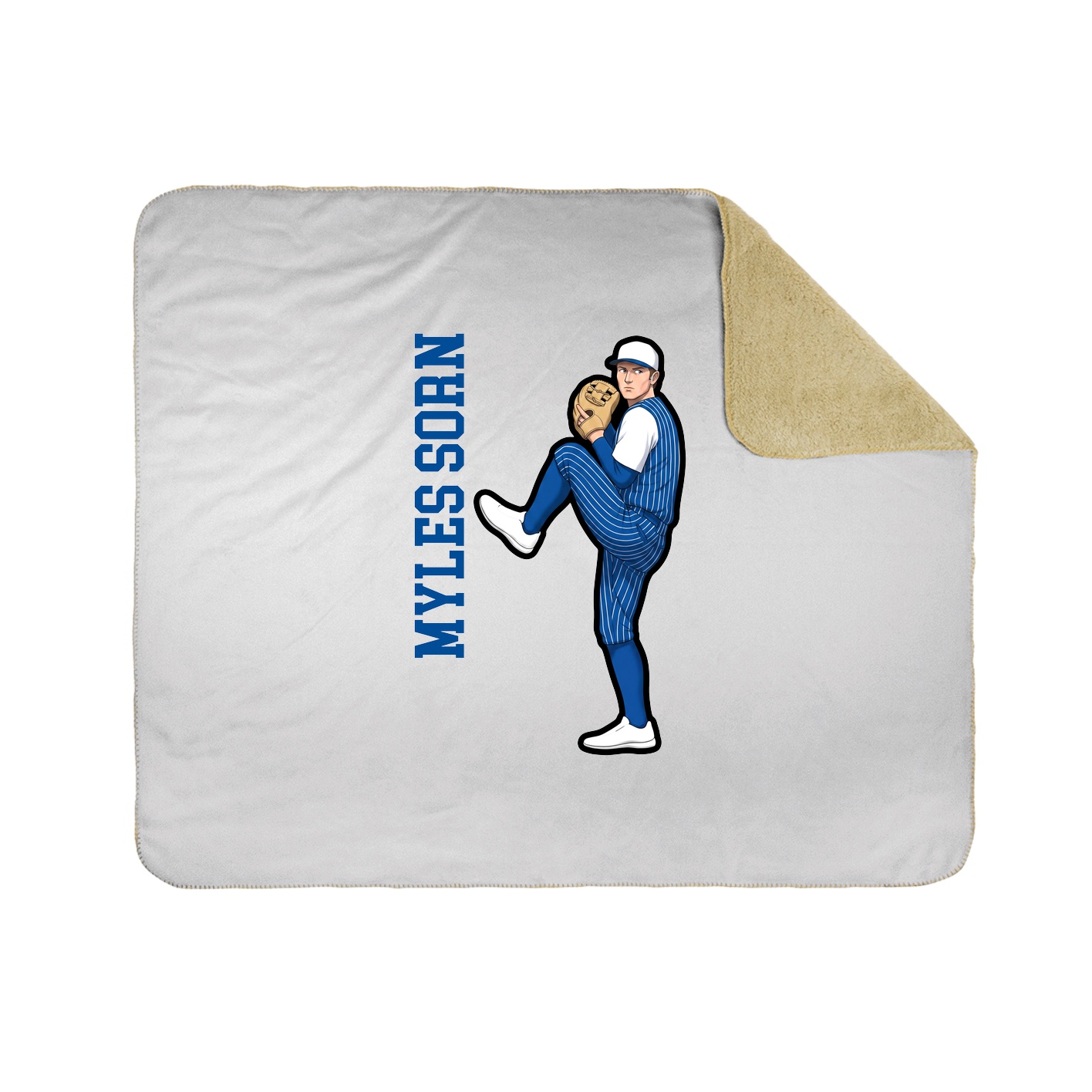50x60 Sherpa Lined Throw Blanket