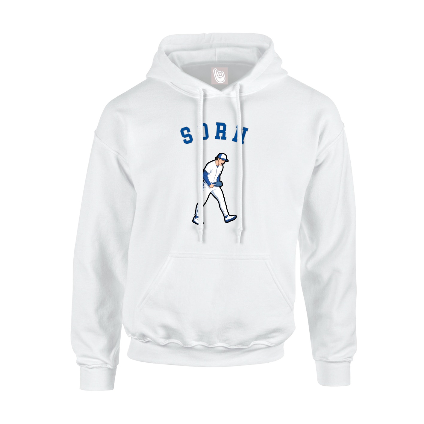 Hoodie — Shirsey Arch in White