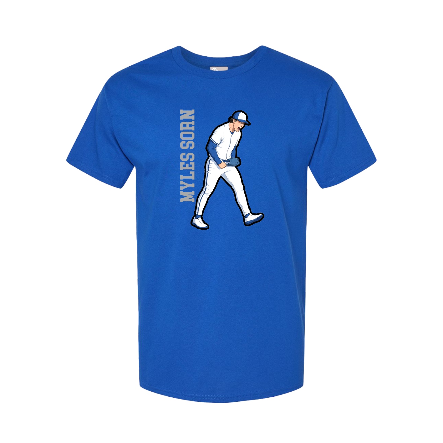 Tee — Name Vertical in Royal