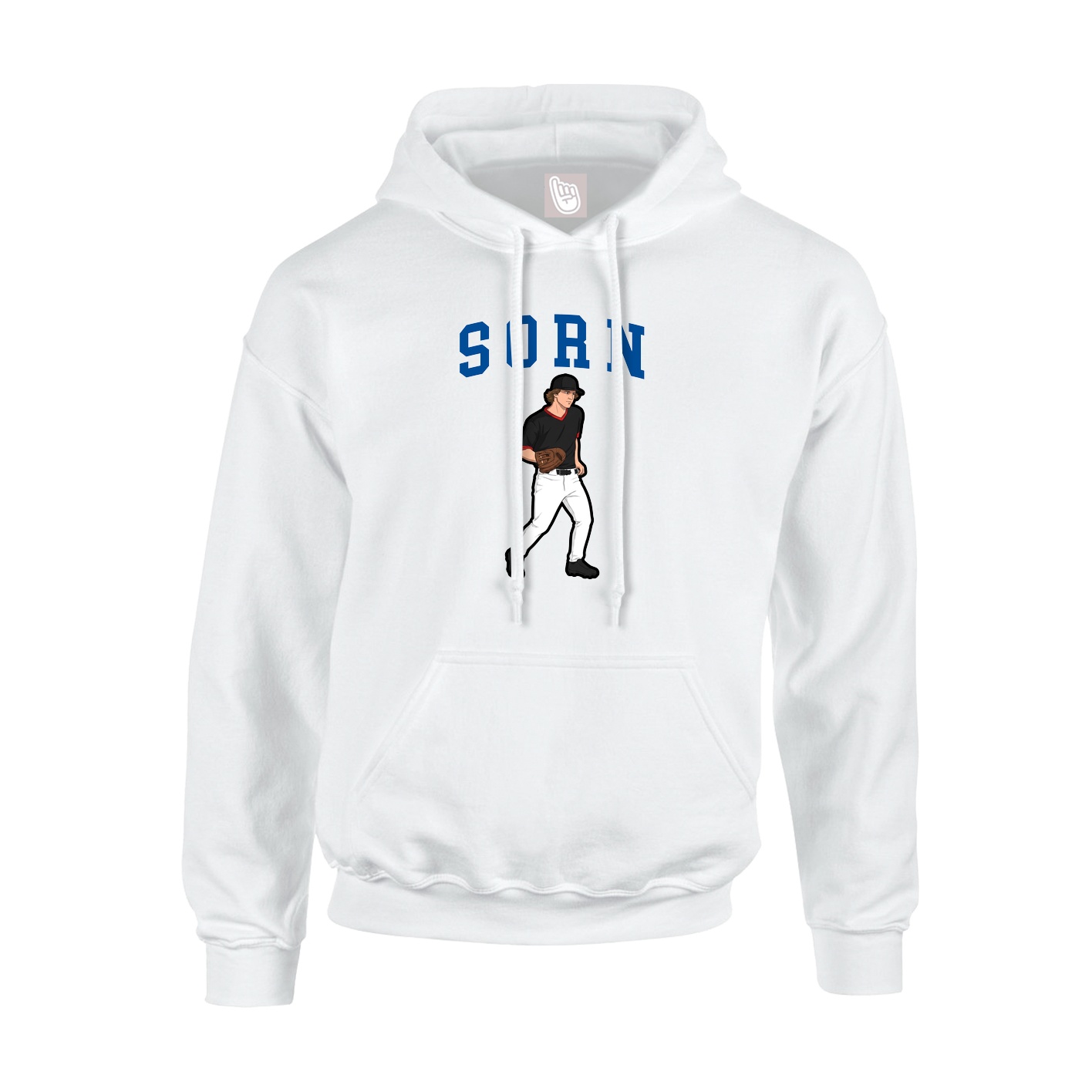 Hoodie — Shirsey in White