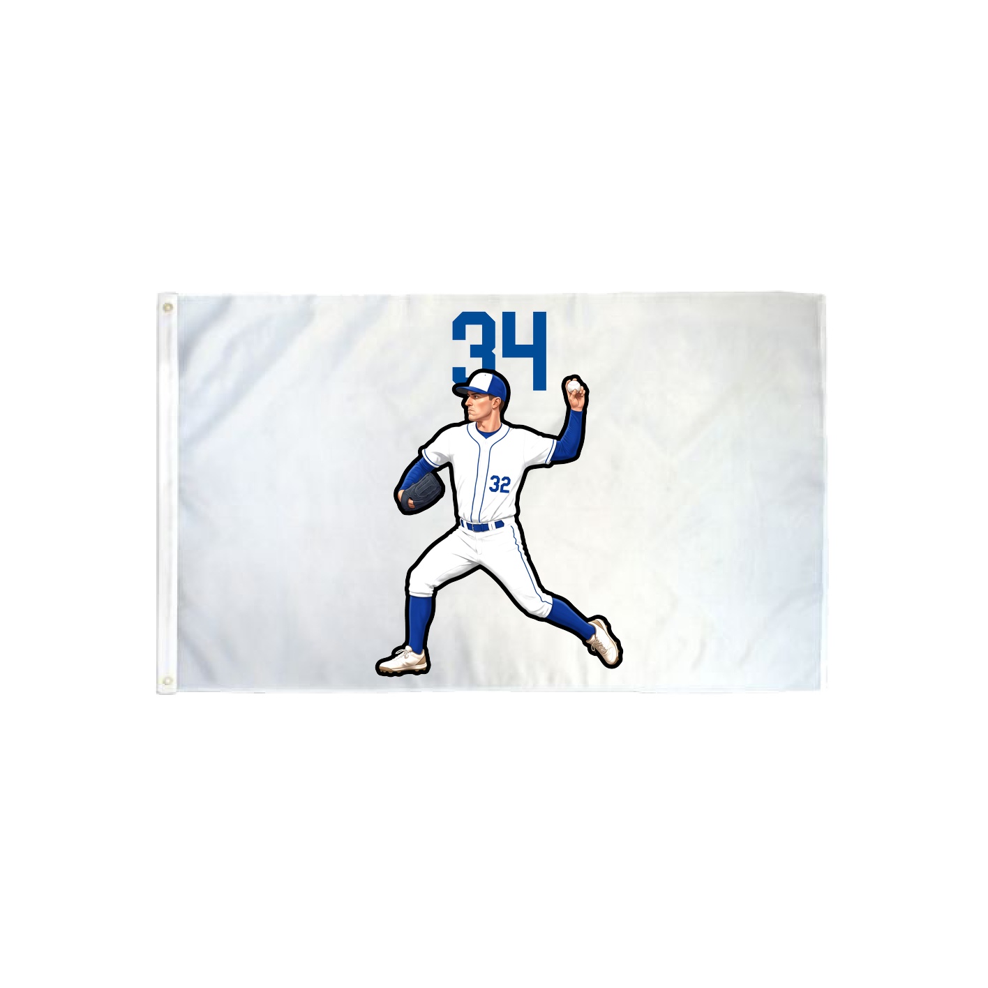 3x5 Flag — Number Top in Classic