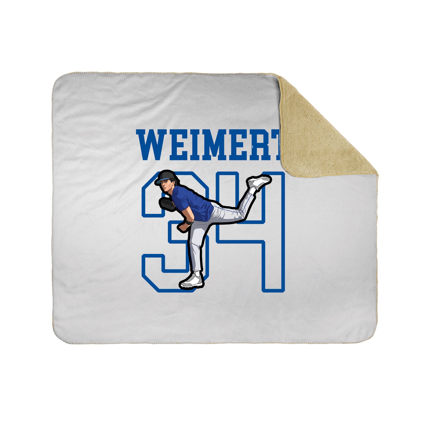 Throw Blanket — Shirsey in White