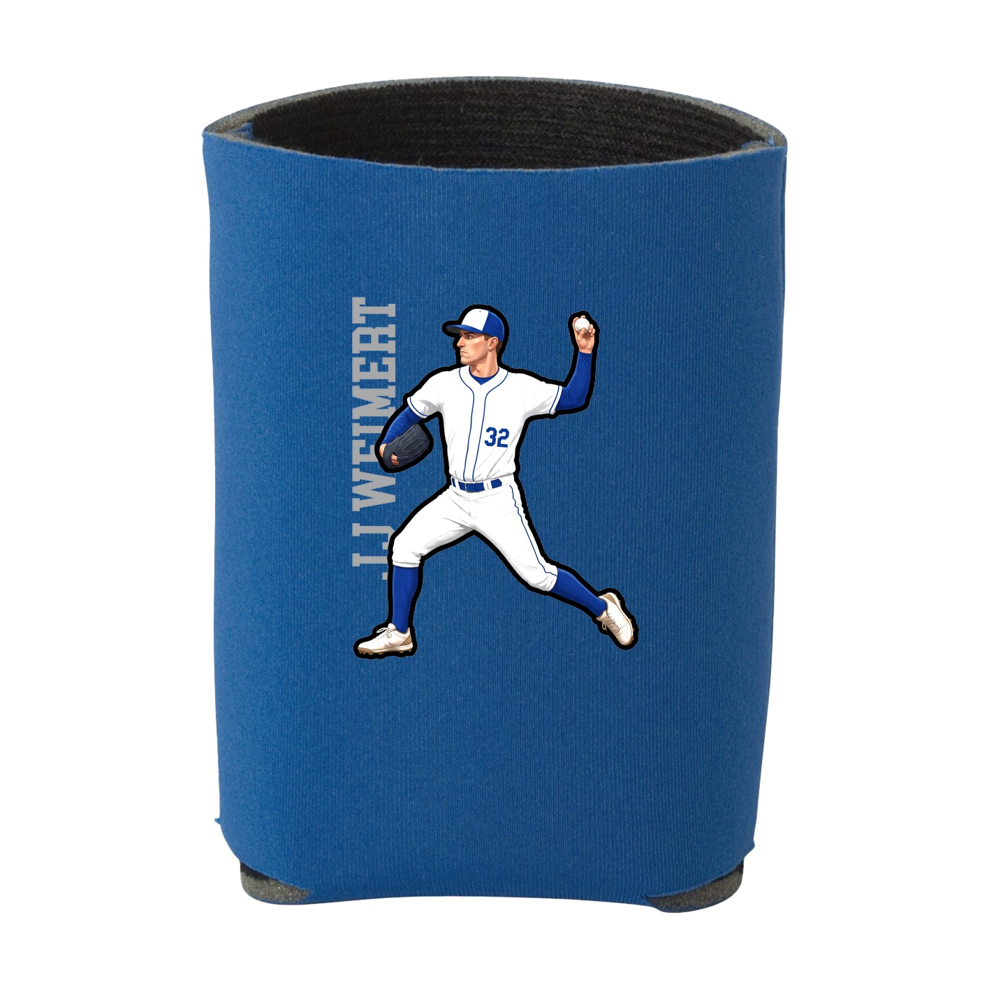 Can Holder — Name Vertical in Royal