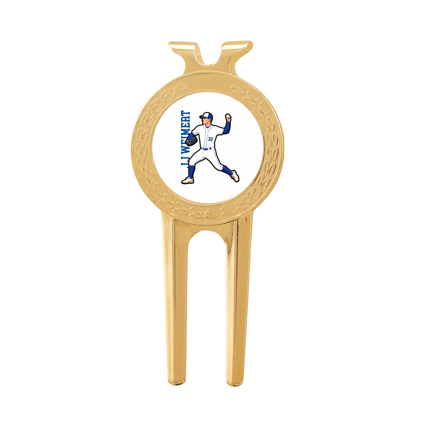 Divot Tool with Ball Marker — Name Vertical in Classic
