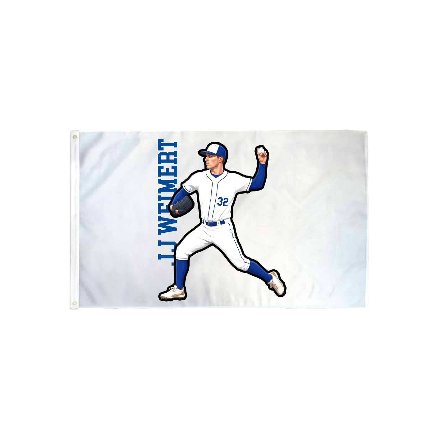 3x5 Flag — Name Vertical in Classic