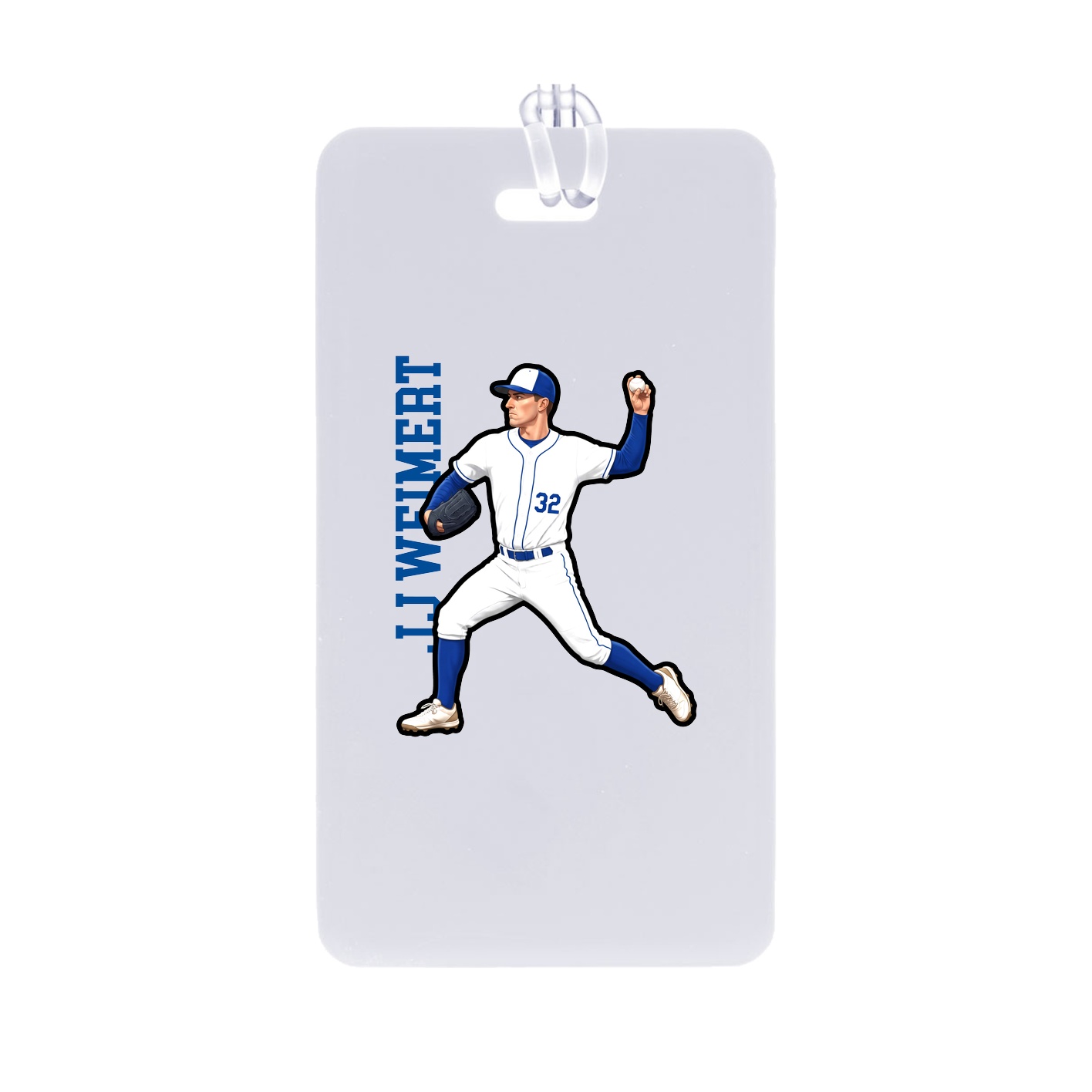 Bag Tag — Name Vertical in Classic