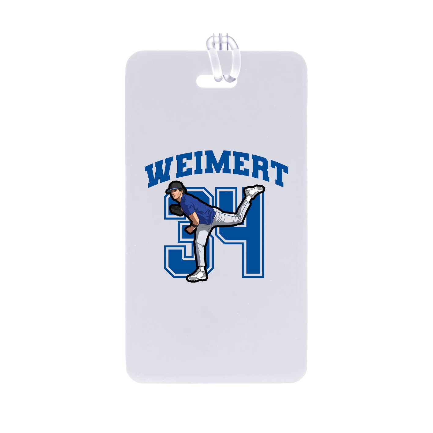 Bag Tag — Number in Classic