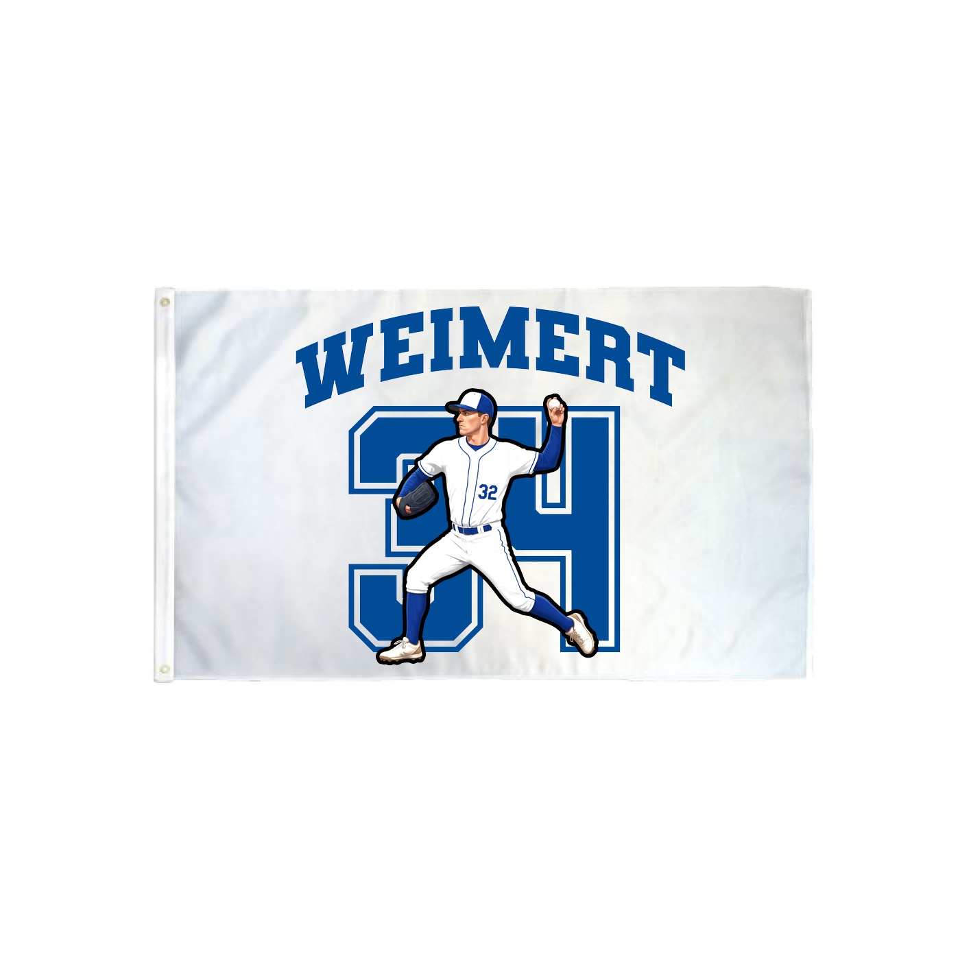 3x5 Flag — Number in Classic