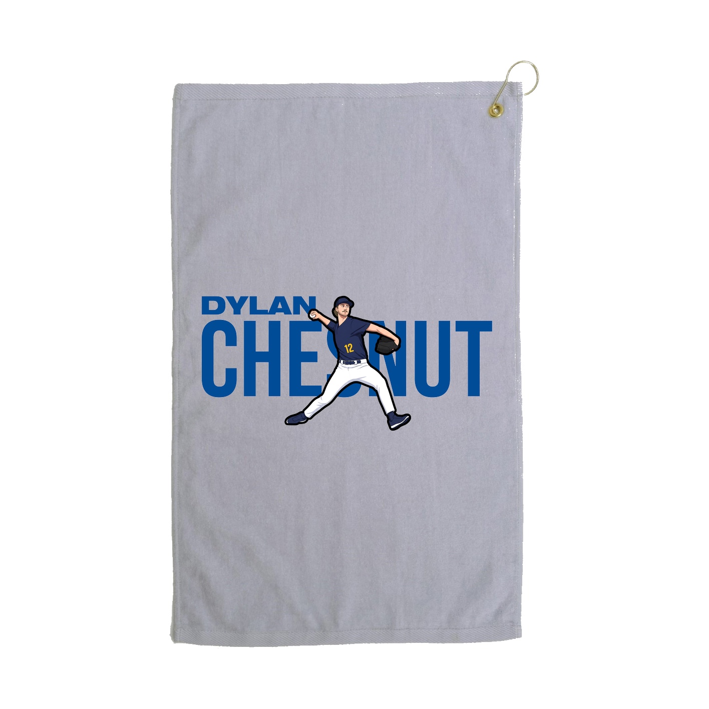 Golf Towel — Player Name in Grey