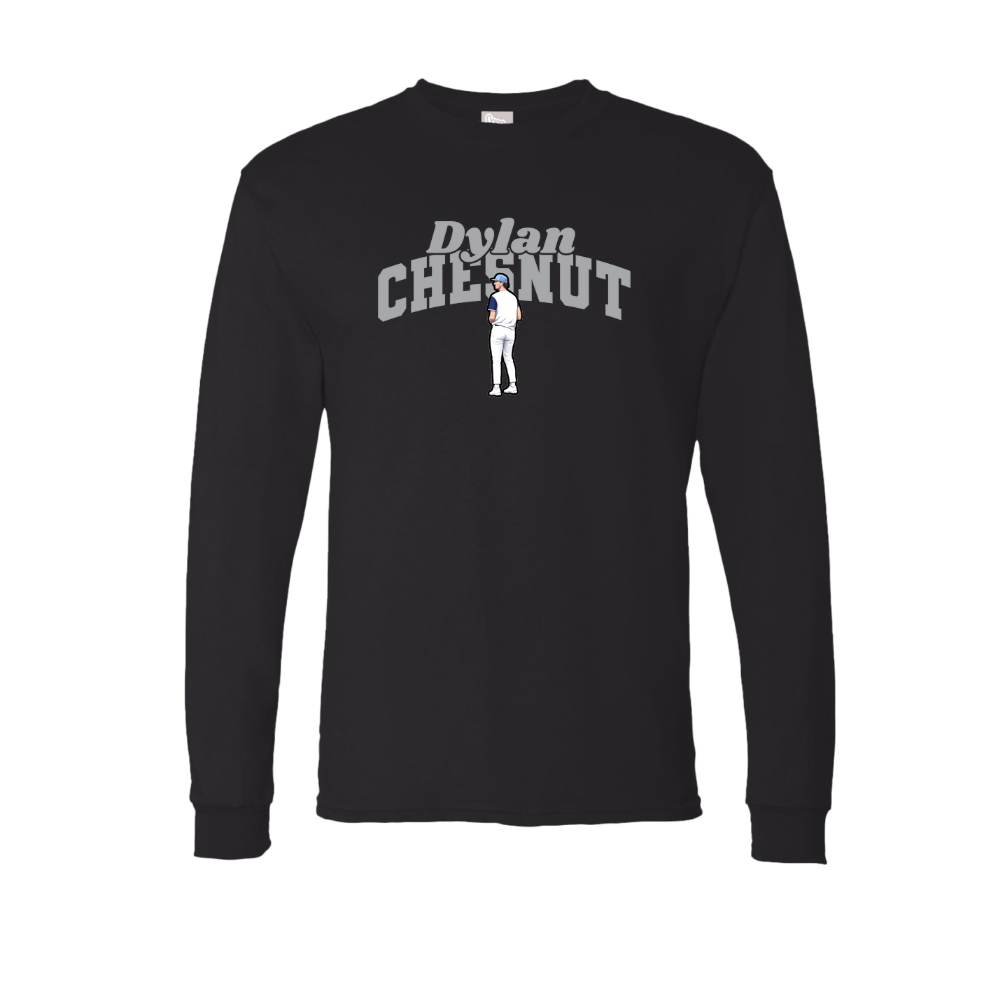 Long Sleeve Tee — Signature Arch in Black