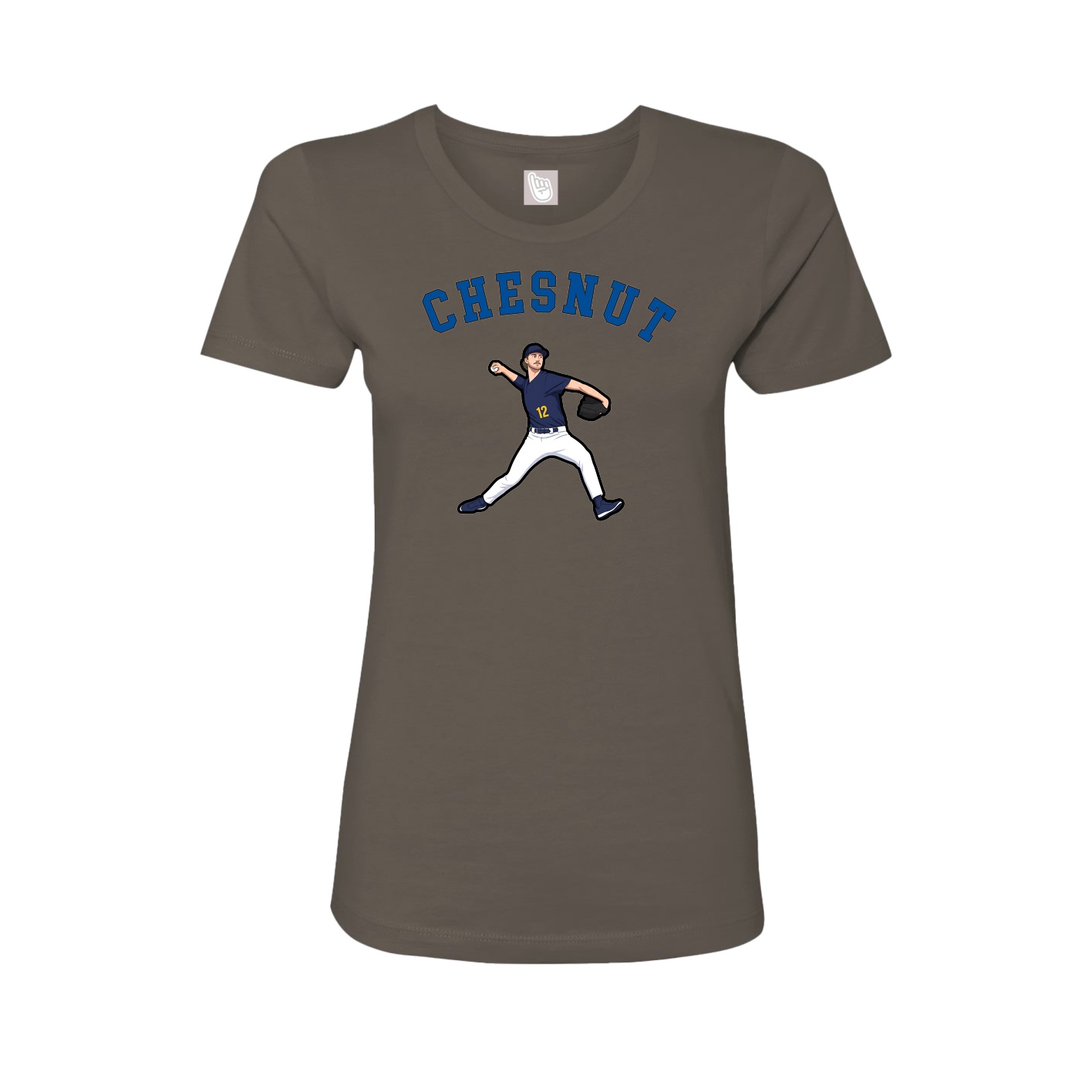Fitted Women's Tee — Shirsey Arch in Grey