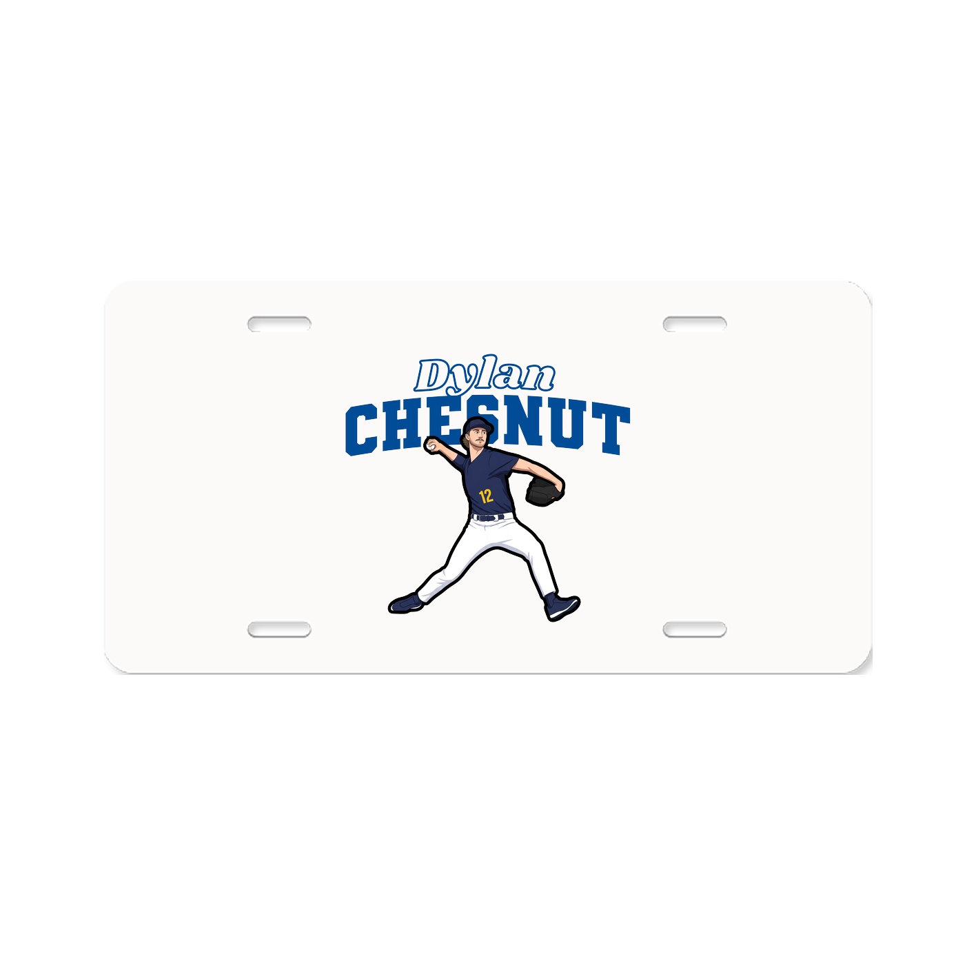 License Plate — Name Arch in Classic