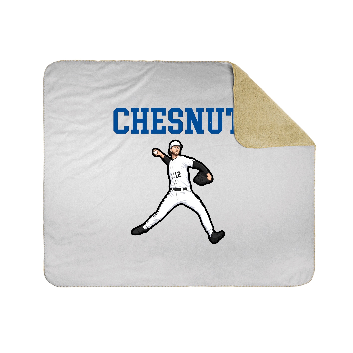 Throw Blanket — Shirsey in White