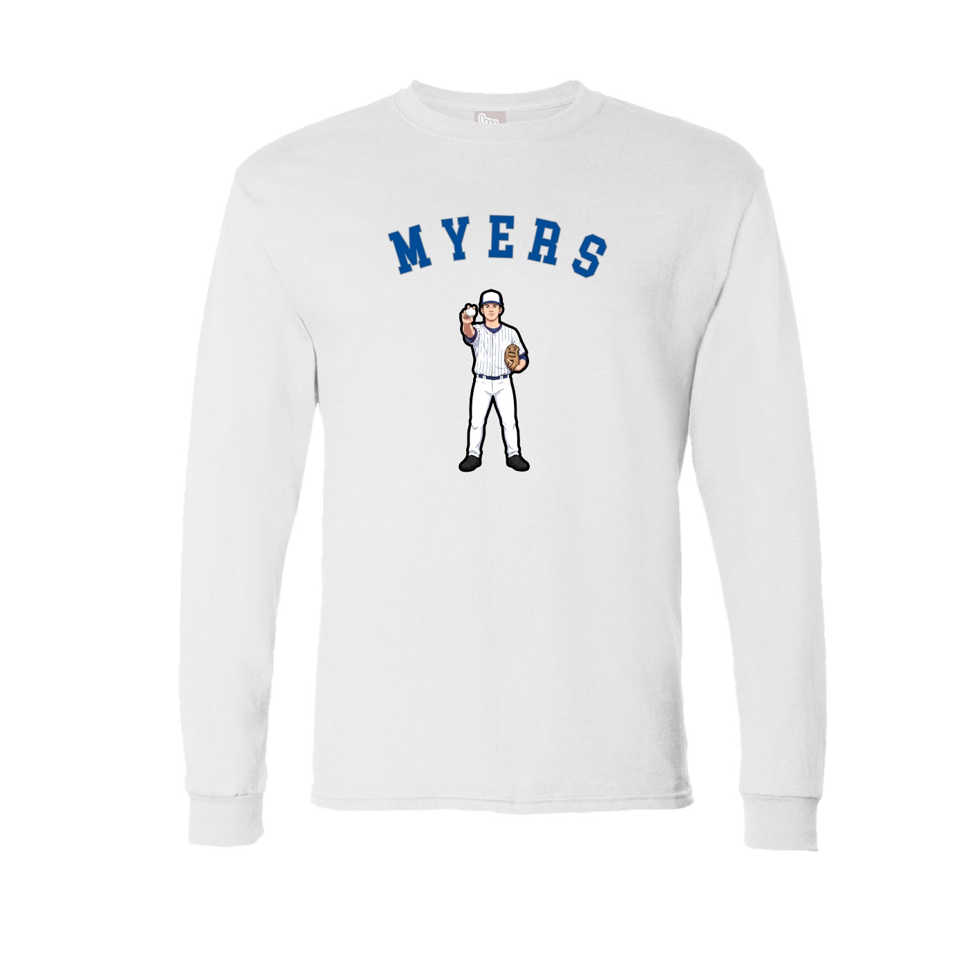 Long Sleeve Tee — Shirsey Arch in White