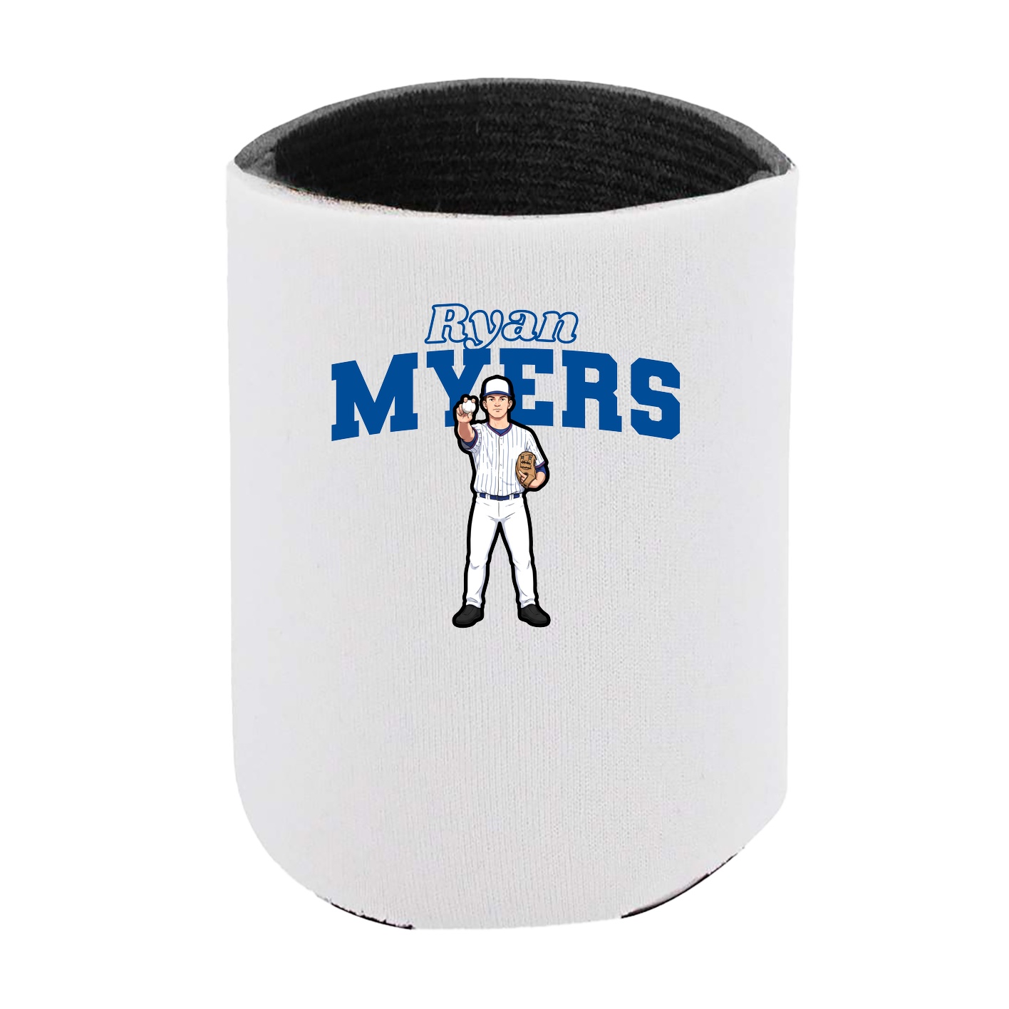 Can Holder — Name Arch in White