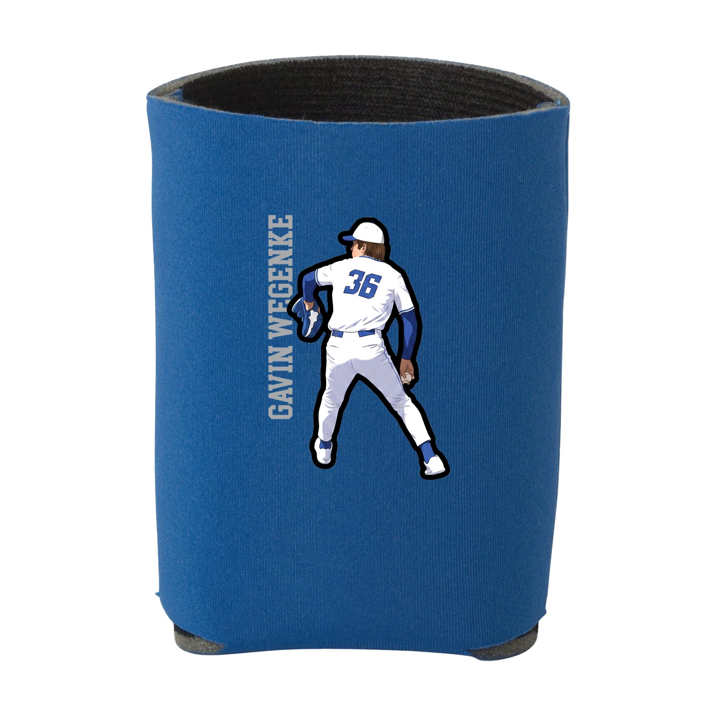 Can Holder — Name Vertical in Royal