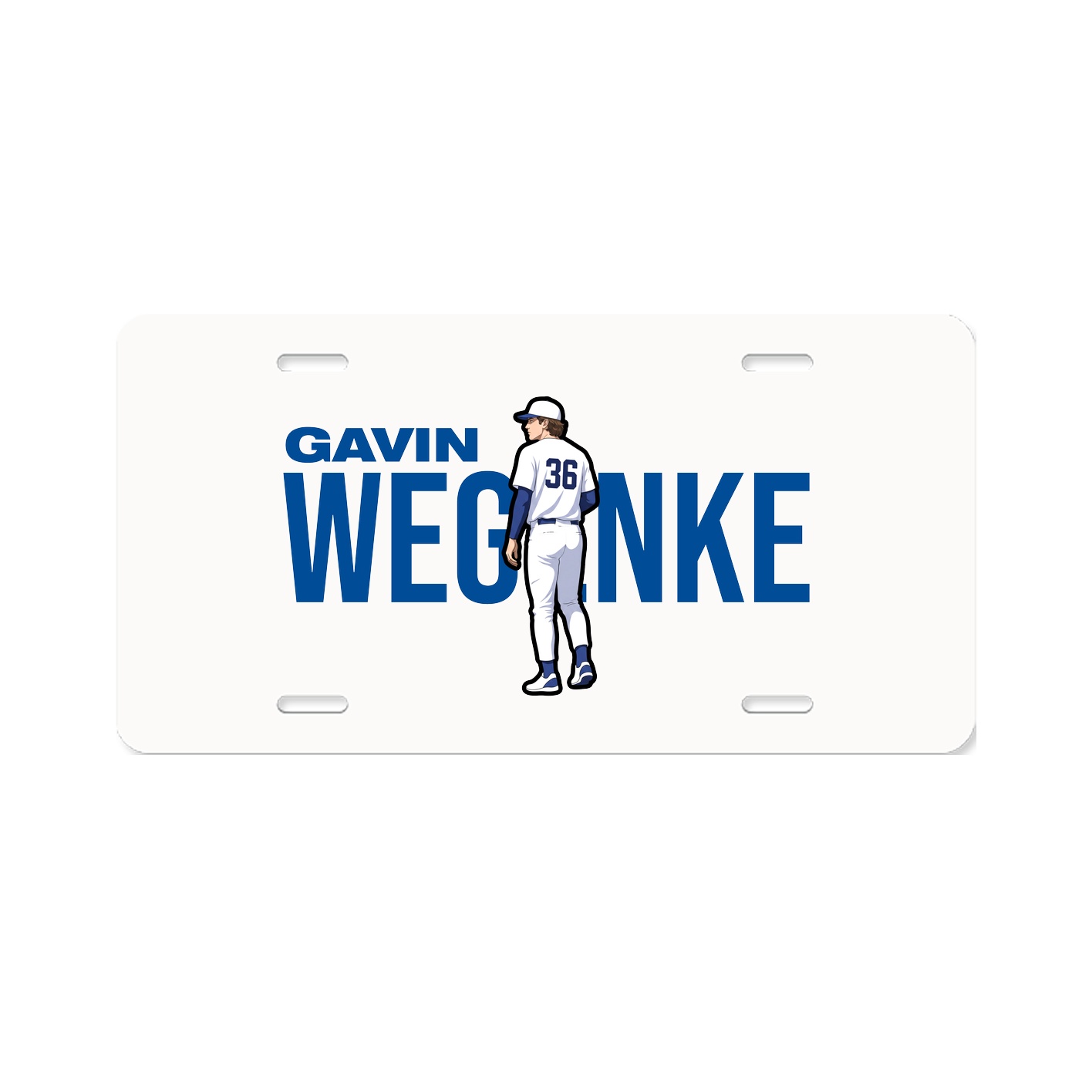 License Plate — Player Name in Classic