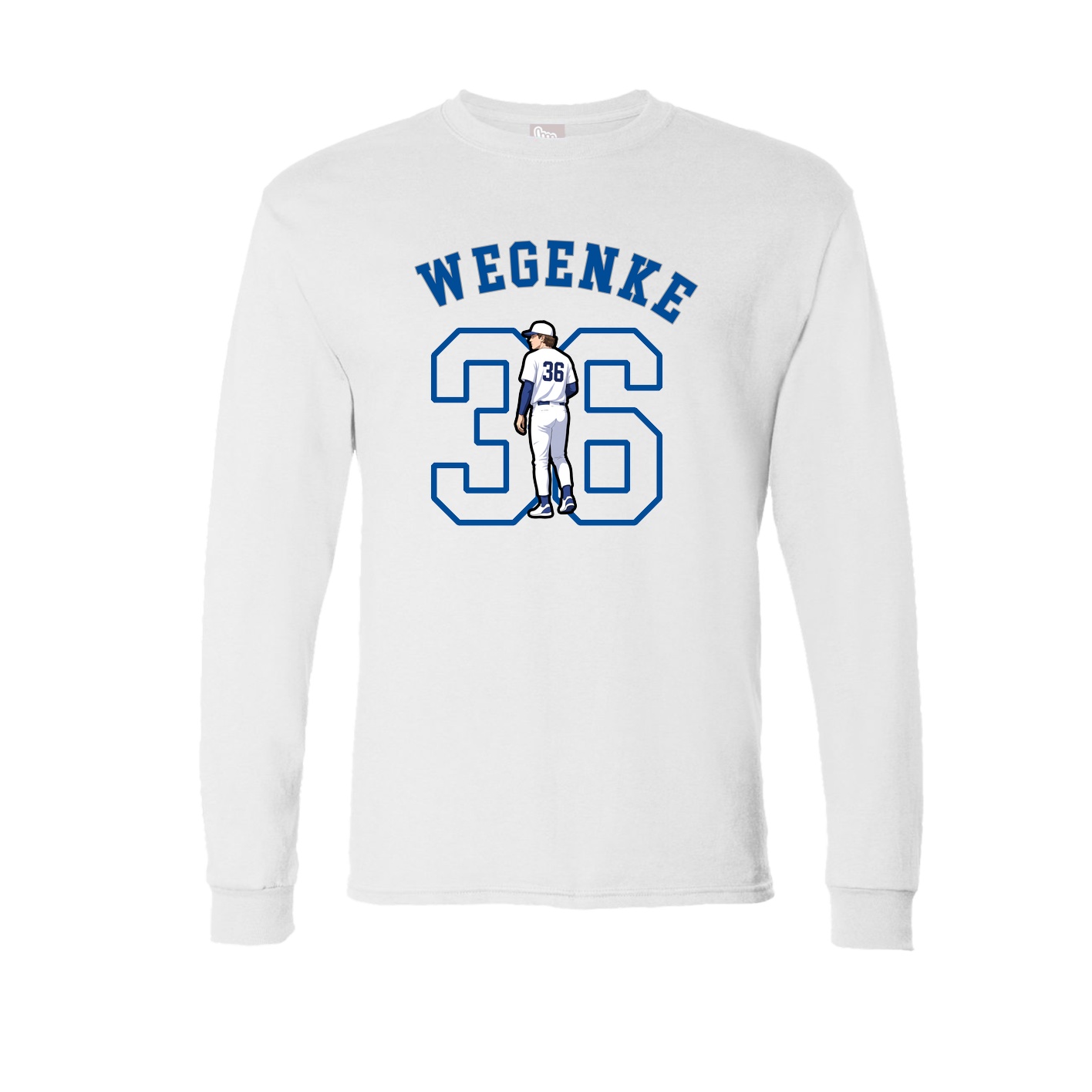 Long Sleeve Tee — Shirsey Arch in White