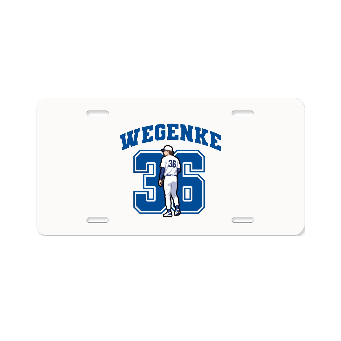 License Plate — Number in Classic