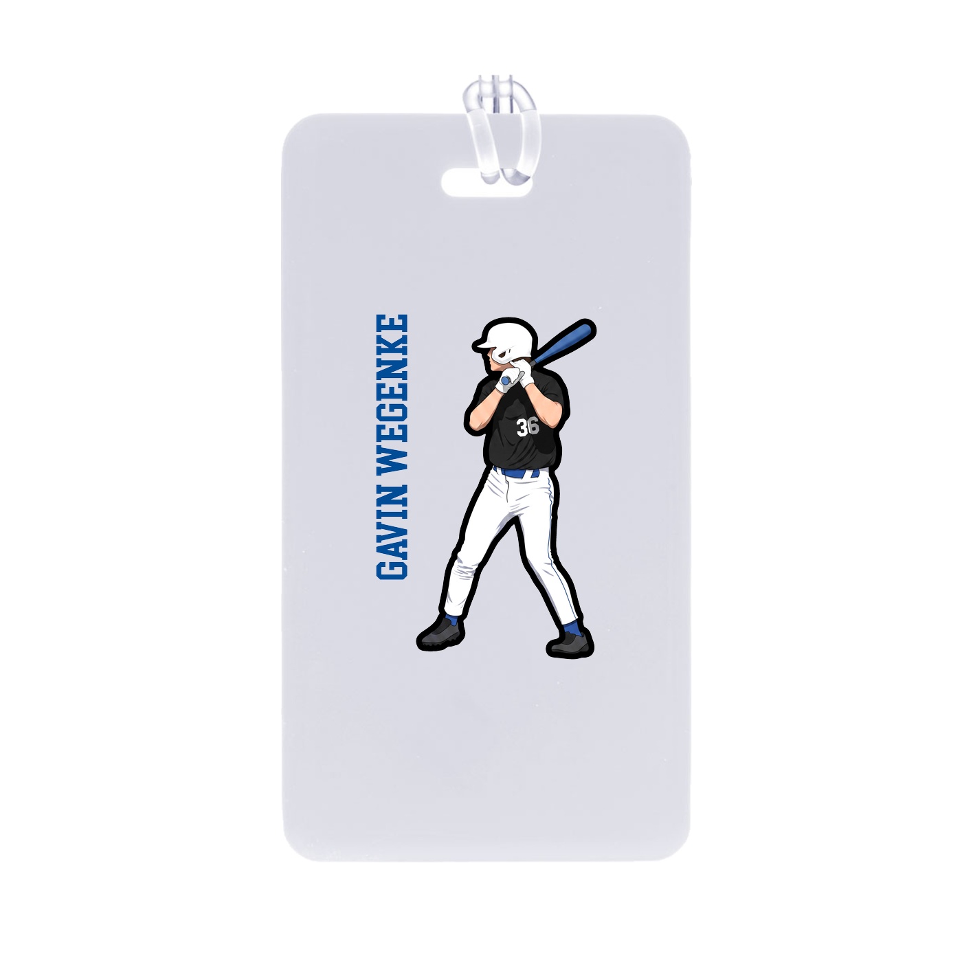 Bag Tag — Name Vertical in Classic