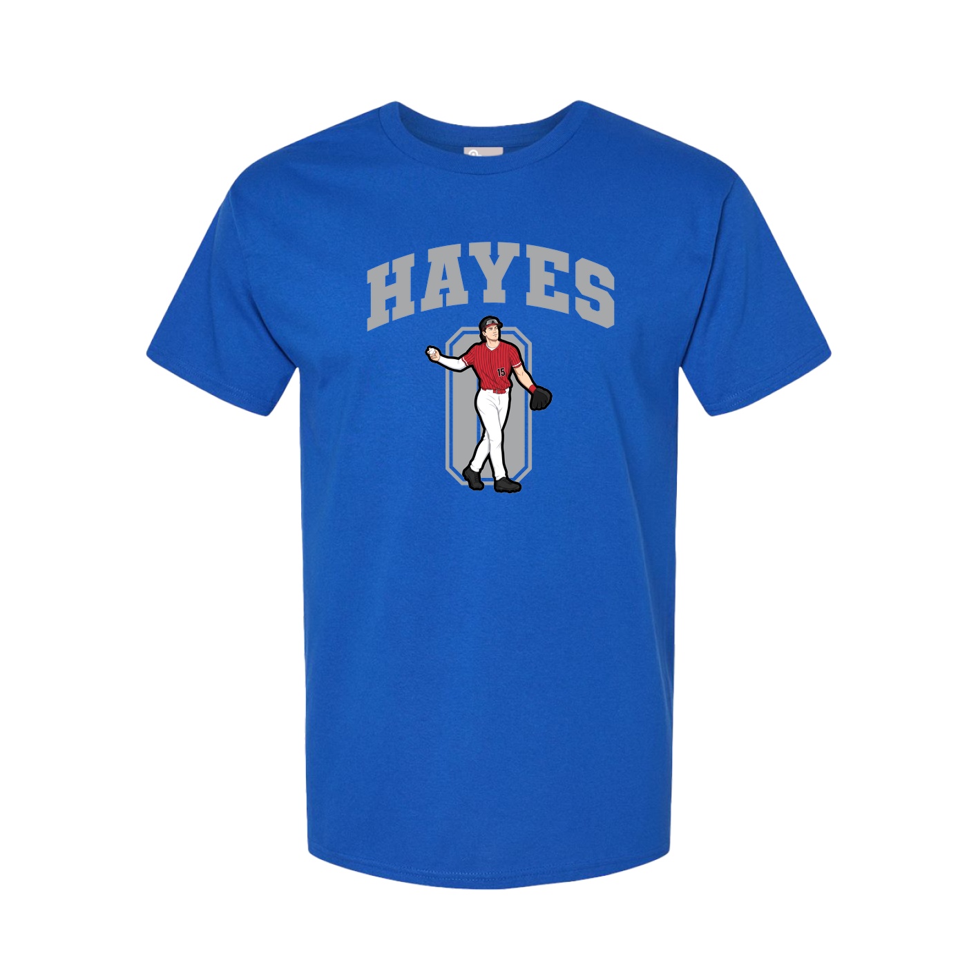 Youth Tee — Number in Royal